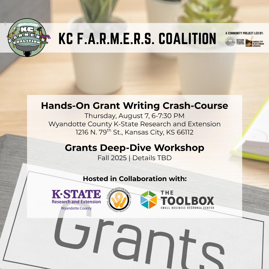 Coalition Grant-Writing Crash Course with K-State Research &amp; Extension + The Toolbox KC