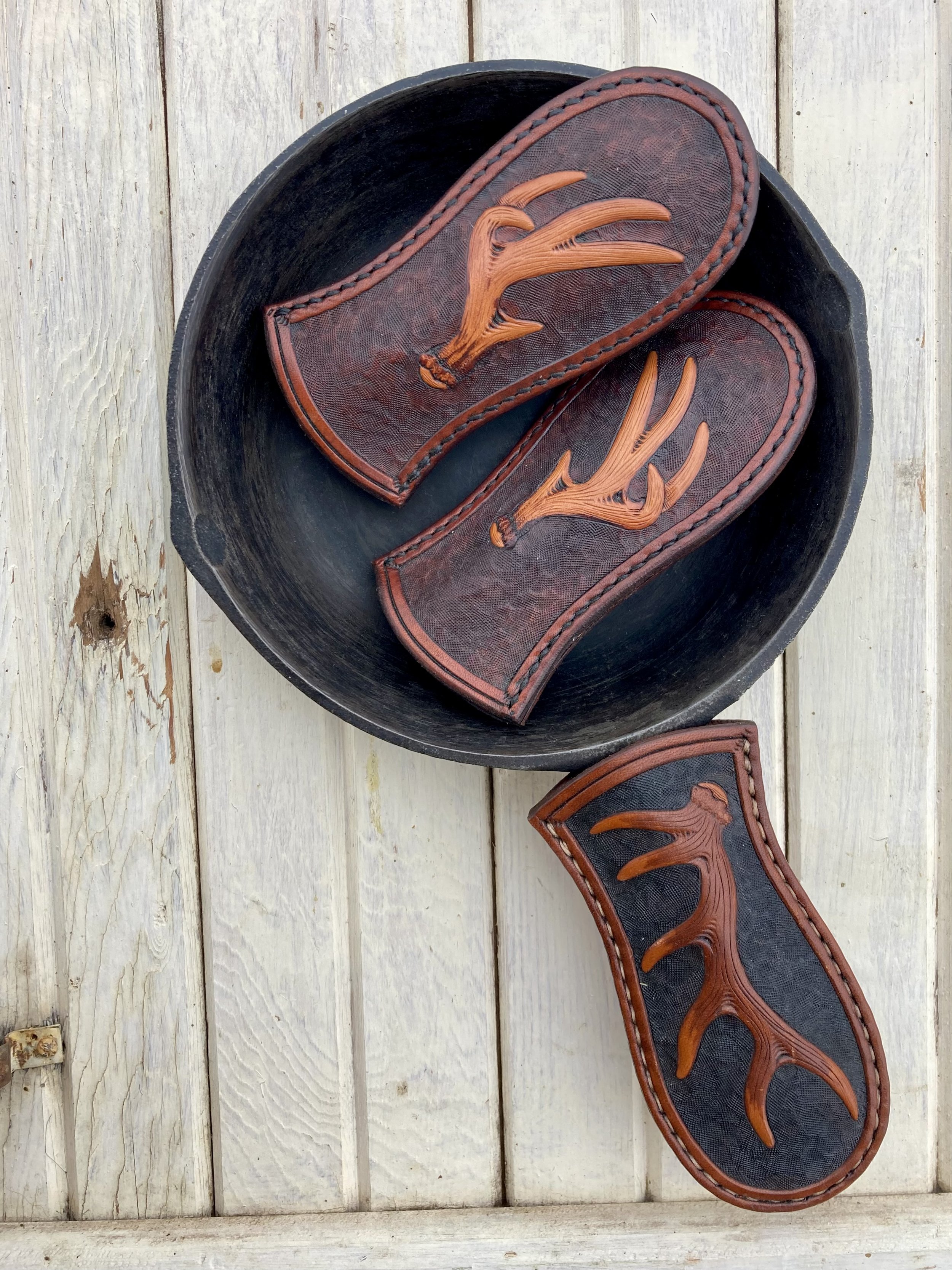 Leather Skillet Holders