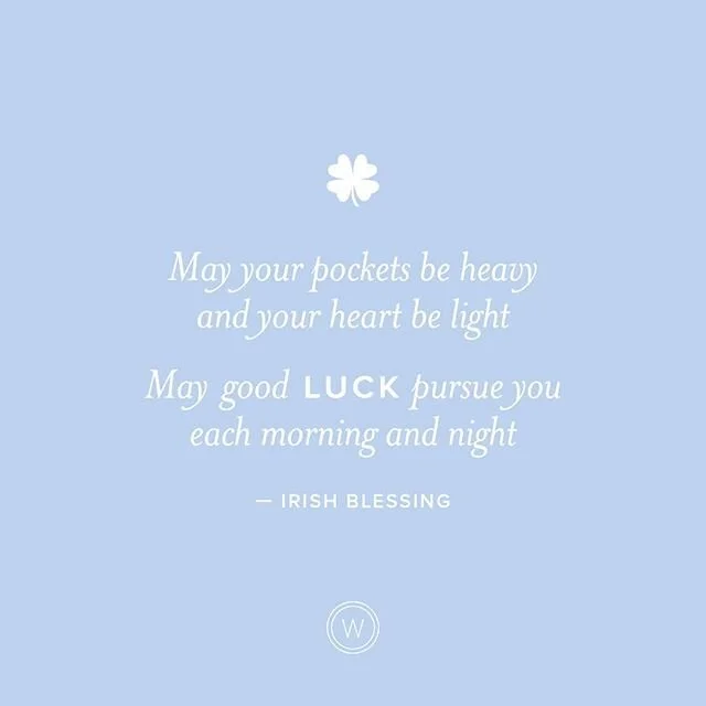 Happy St Patrick's Day 🍀

#wendyobrienweddings #stpatricksday #stpatricksday2020 #irishblessing #luckoftheirish #lucky #blessed