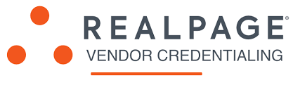 RealPage Vendor Credentialing logo for multifamily vendor compliance approval