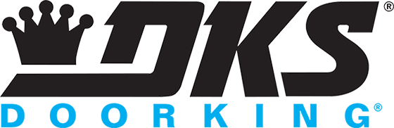 DoorKing logo for telephone entry, gate access, and access control systems