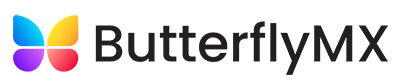 ButterflyMX logo for property access, video intercom, and multifamily entry systems