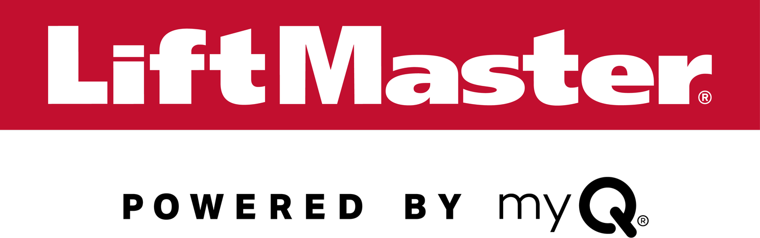 LiftMaster powered by myQ logo for gate operators and access control systems