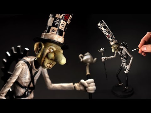 Sculpting THE MAD HATTER from Alice: Madness Returns | Polymer Clay Tutorial | American McGee