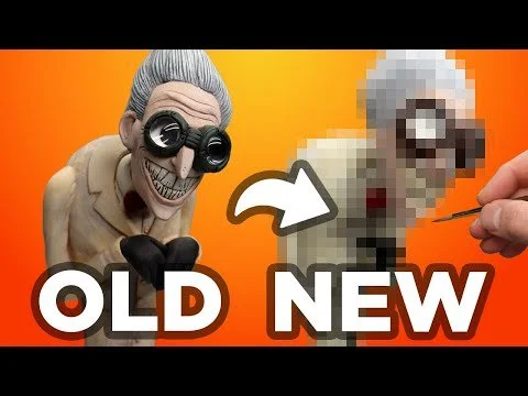 WHAT A DIFFERENCE! - Remaking an OLD Sculpture 6 Years Later...