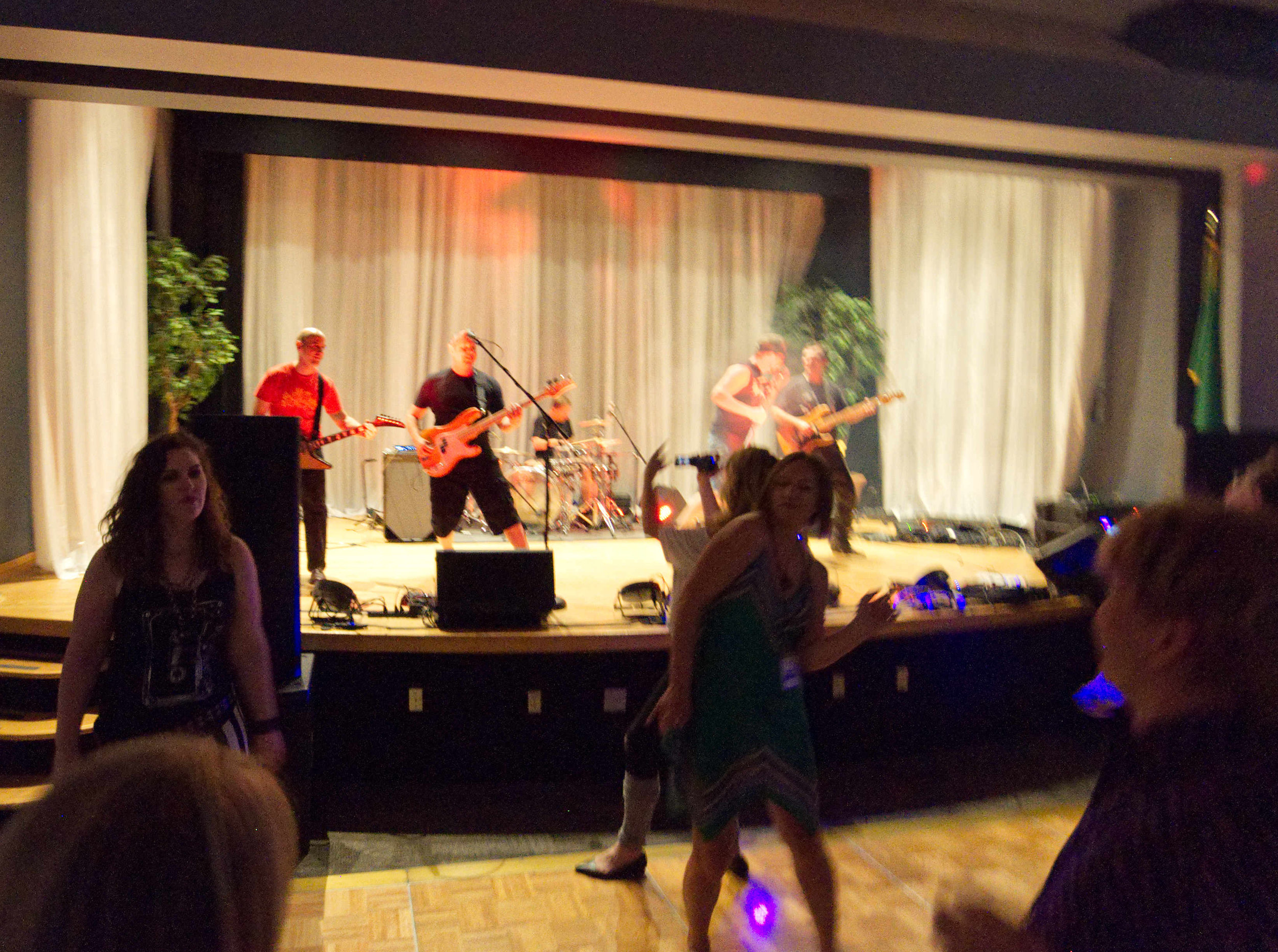  Oak dance floor for 80’s Night at the Stanislo Elementary School PTA Auction 