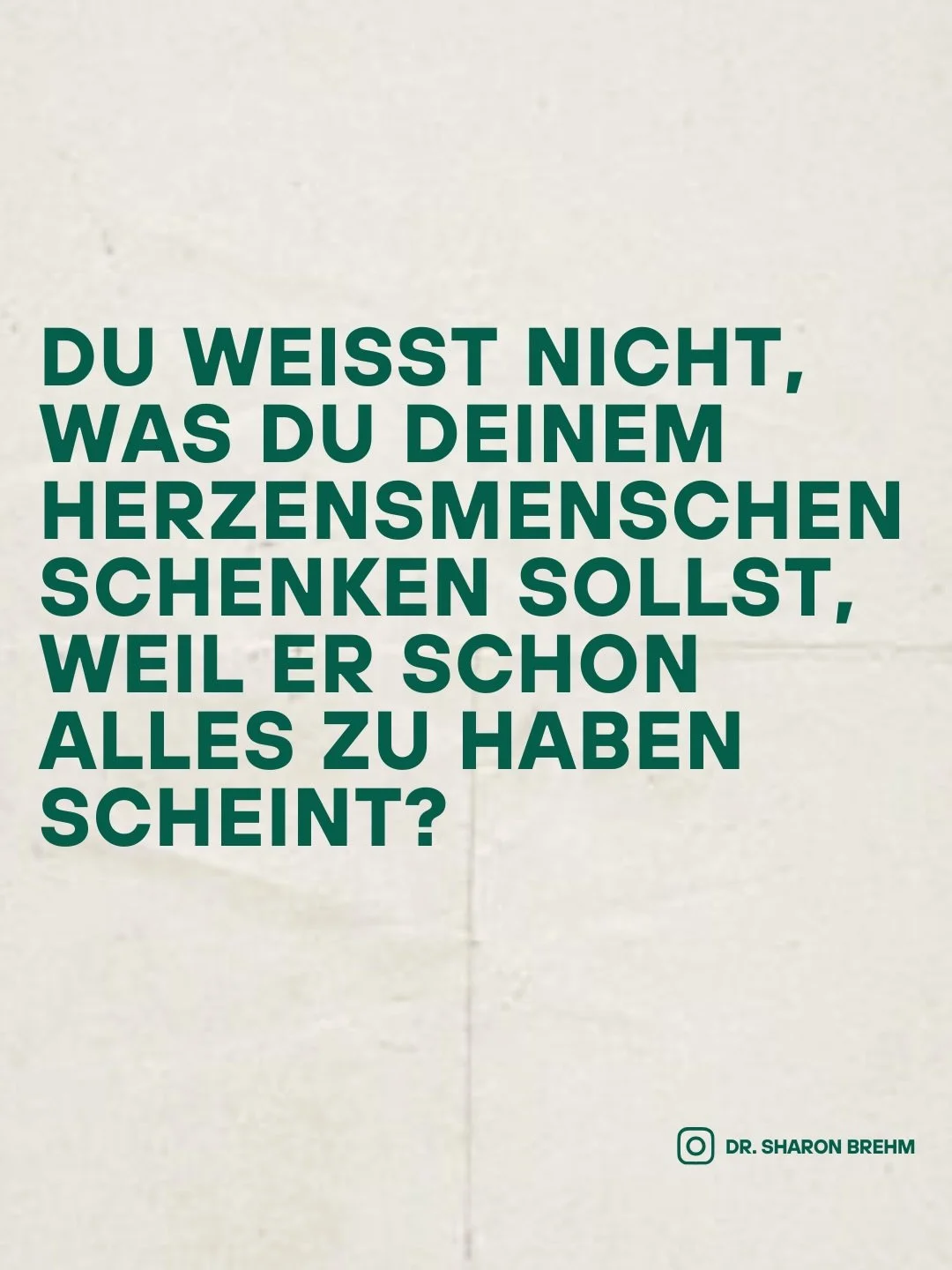 Und was w&uuml;nscht du dir zu Weihnachten? ✍️

#weihnachten #geschenk #geschenkf&uuml;rsie #geschenkideen #paartherapie #beziehung
