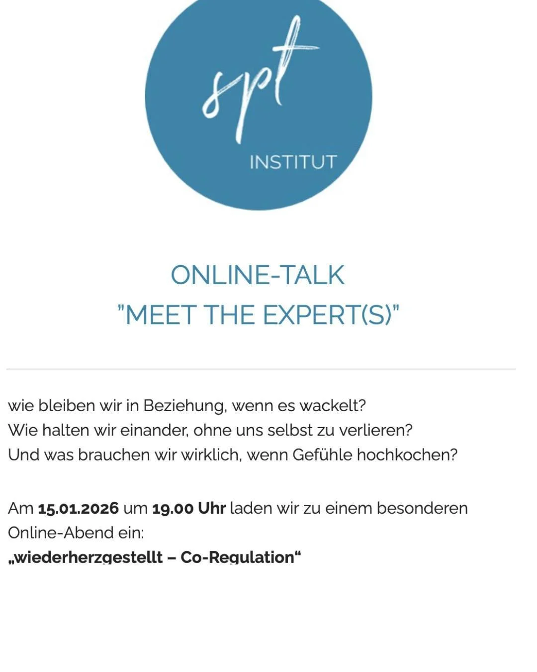 Mit diesen Worten k&uuml;ndigt Melanie B&uuml;ttner meinen Online-Abend an &ndash; und ich muss ehrlich sagen: Das hat mich ziemlich ber&uuml;hrt.

Vielleicht kennst du Melanie ja schon.
Sie hostet den Beziehungs- &amp; Sex-Podcast der Zeit "Ist