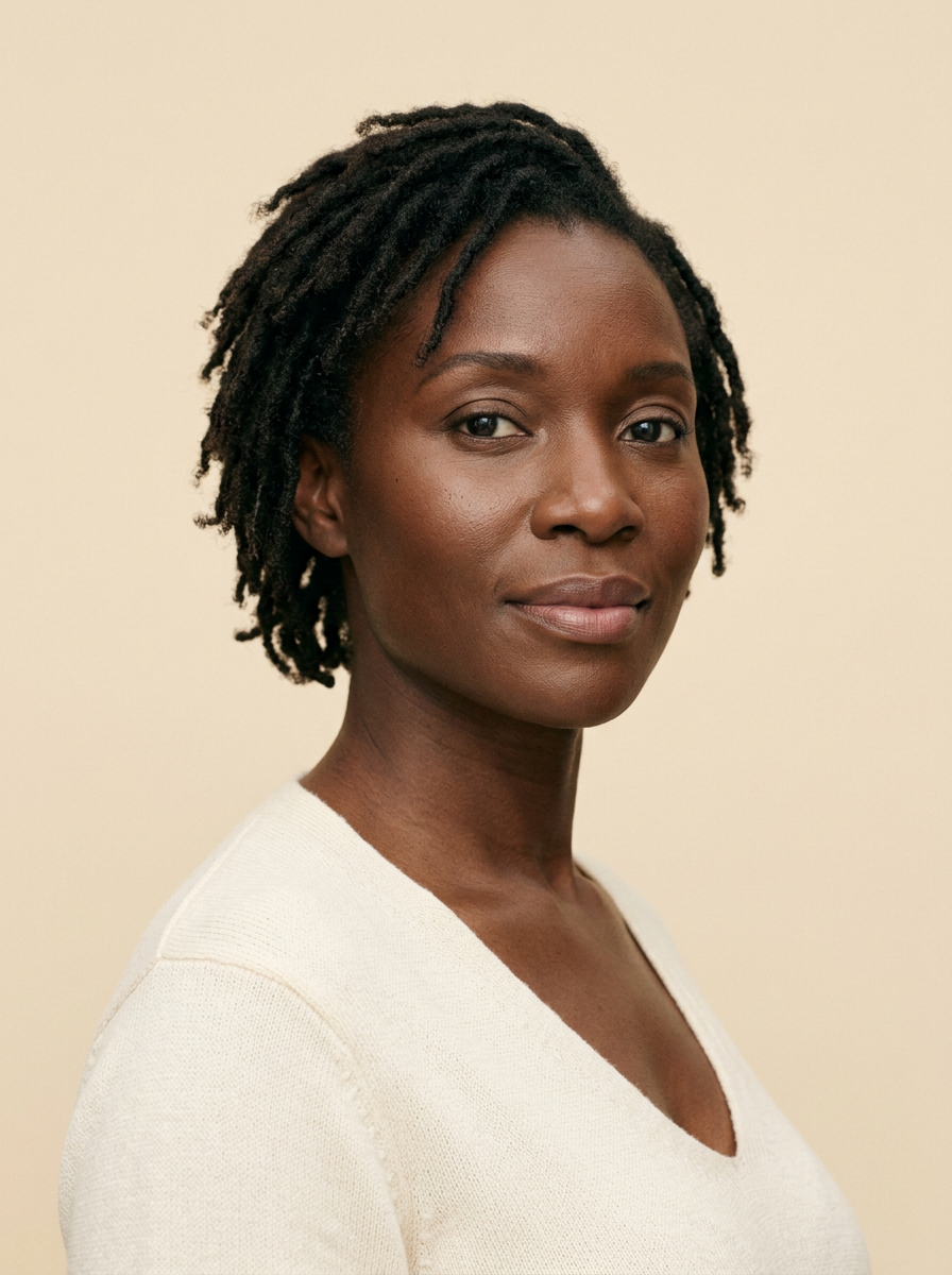 Portrait femme phototype VI, 40 ans, expertise médecine esthétique peaux foncées