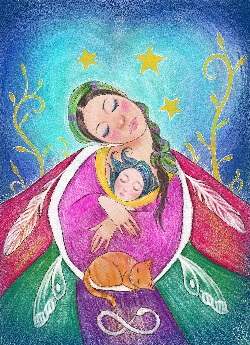 "Safe With Me" - Art Print