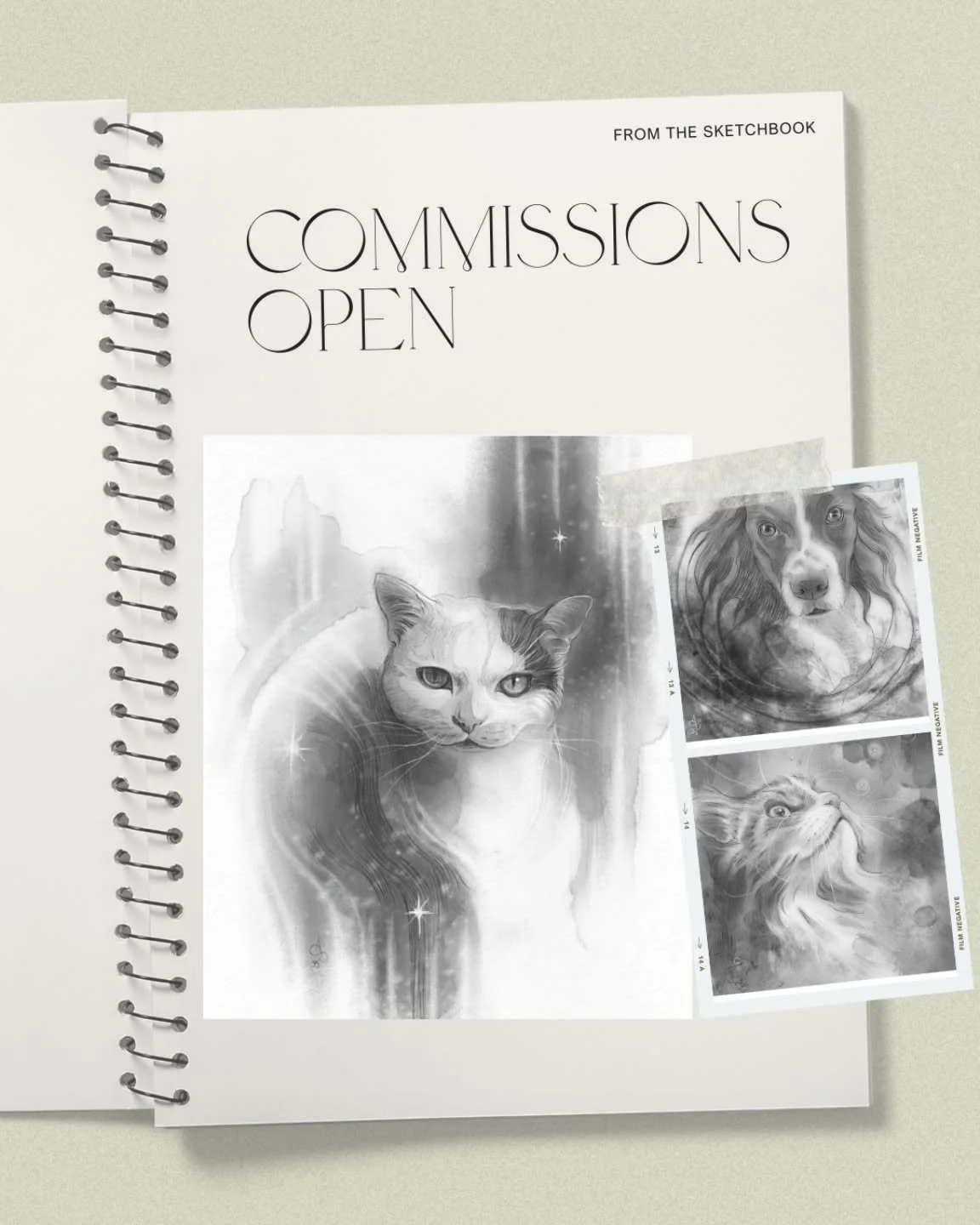 💗 COMMISSIONS OPEN for pets portraits 💗

I usually draw my pet portraits for free. It is my way to honour Romeo's legacy.
And I plan to continue doing so in the future.
.
Right this moment, I am a little between a rock and a hard place. Exposure th