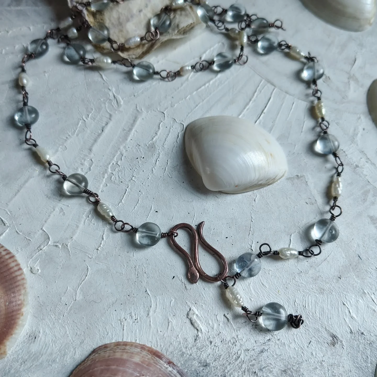 💙 Water Snake 💙
I am sinking deep into what is winter...slow pace, nothing is rushed.
Compassion for myself and the parts of me who need attention.
Rest. Comfort.
Glimmers found daily, in the smallest things. One of my glimmers is definitely jewelr