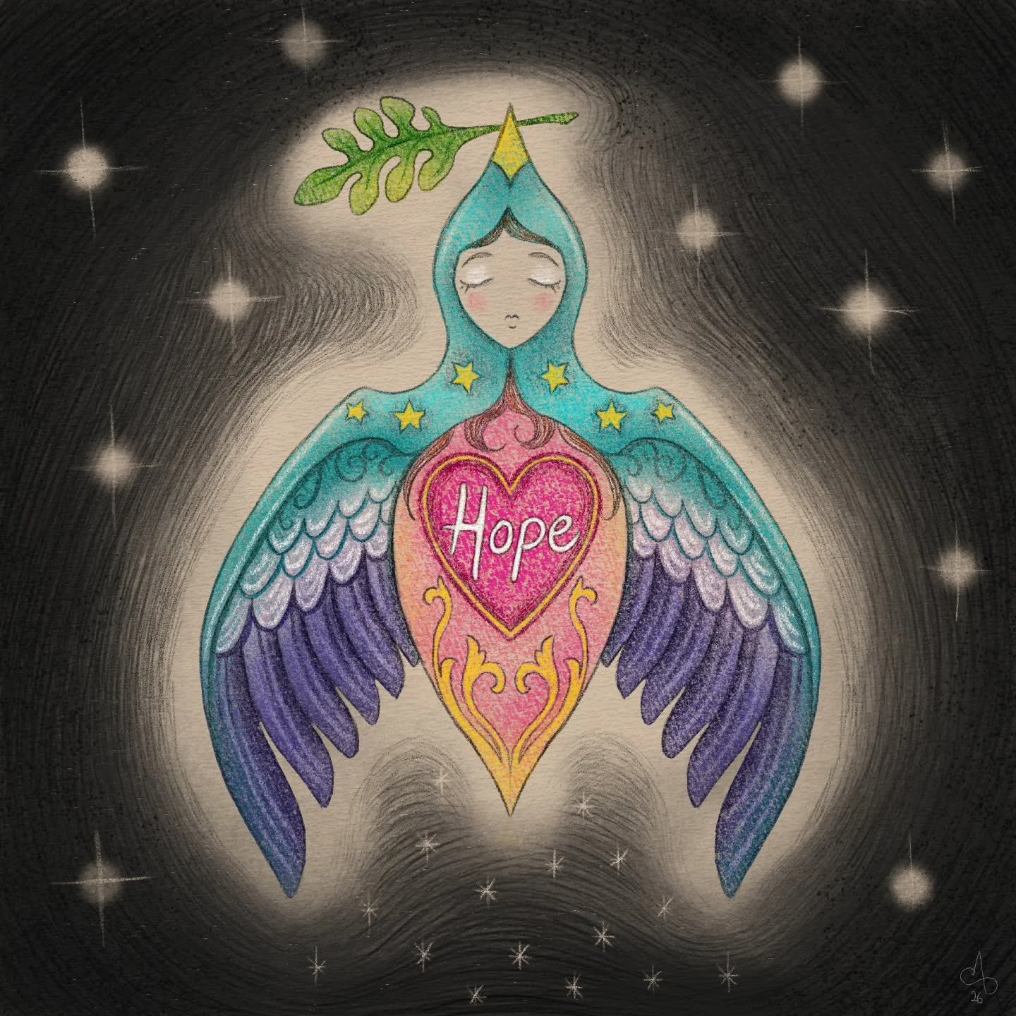 &ldquo;Hope&rdquo; is the thing with feathers -

That perches in the soul -

And sings the tune without the words -

And never stops - at all -

And sweetest - in the Gale - is heard -

And sore must be the storm -

That could abash the little Bird

