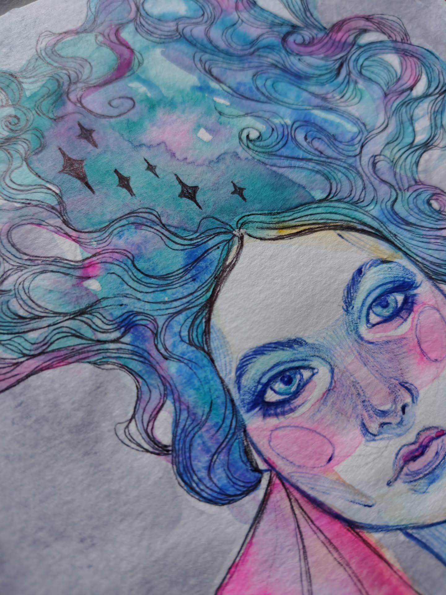 In the face of a hurting heart, make art 🩵