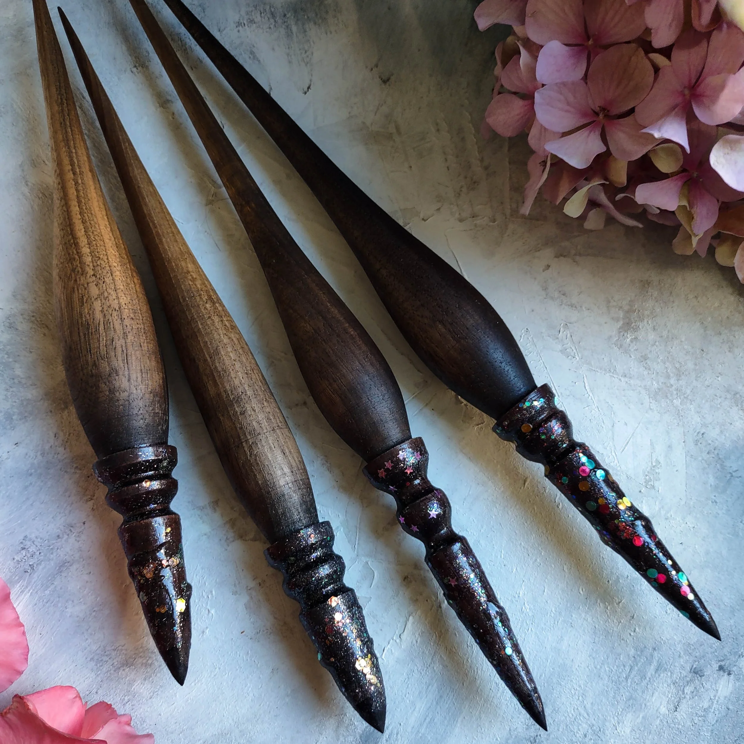 Glitter Thorn spindles