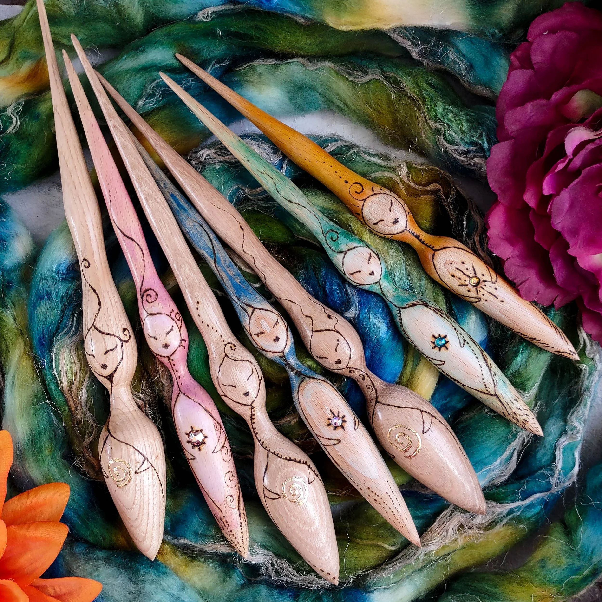 Sprites supported spindles