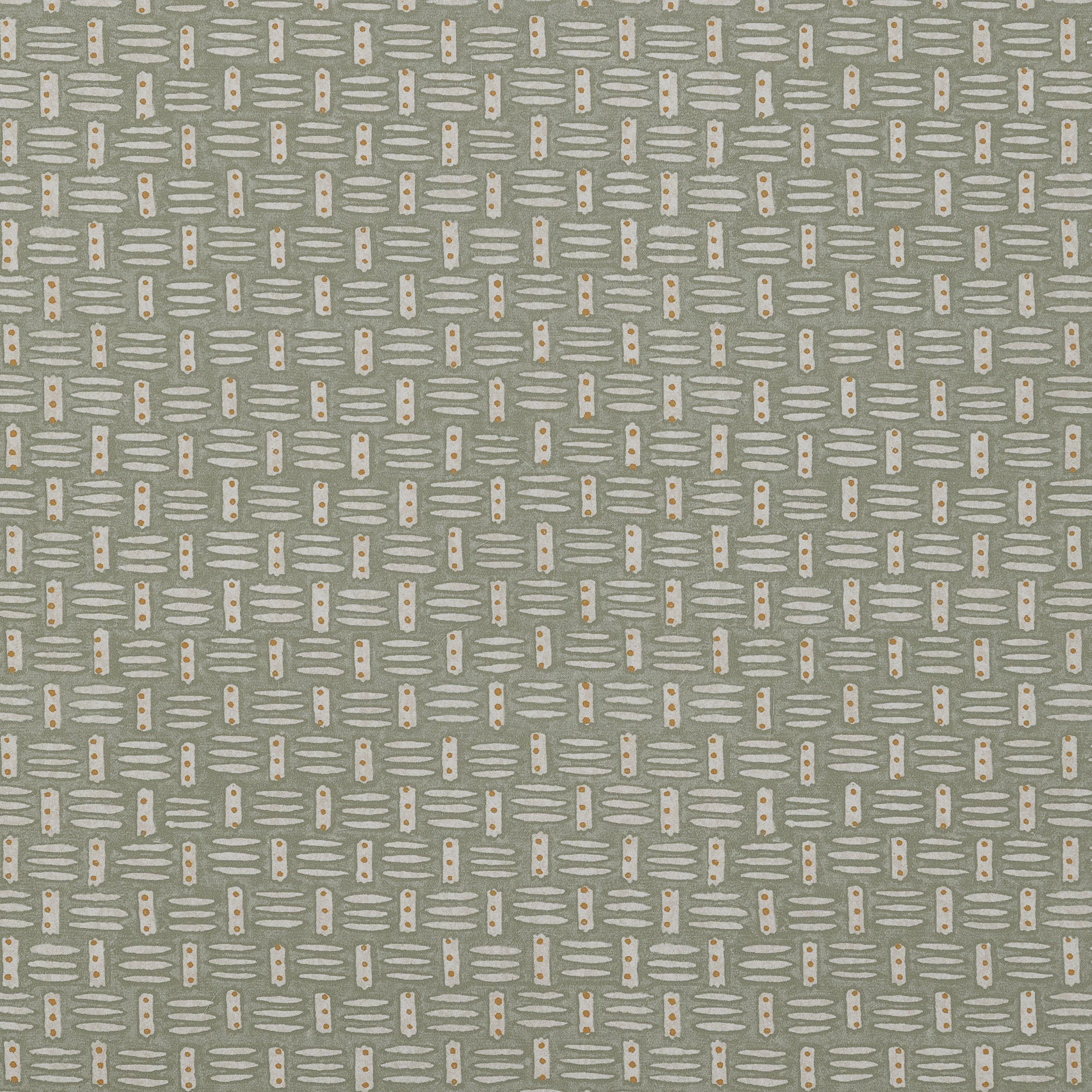 Basket Wallpaper in Corn Grey