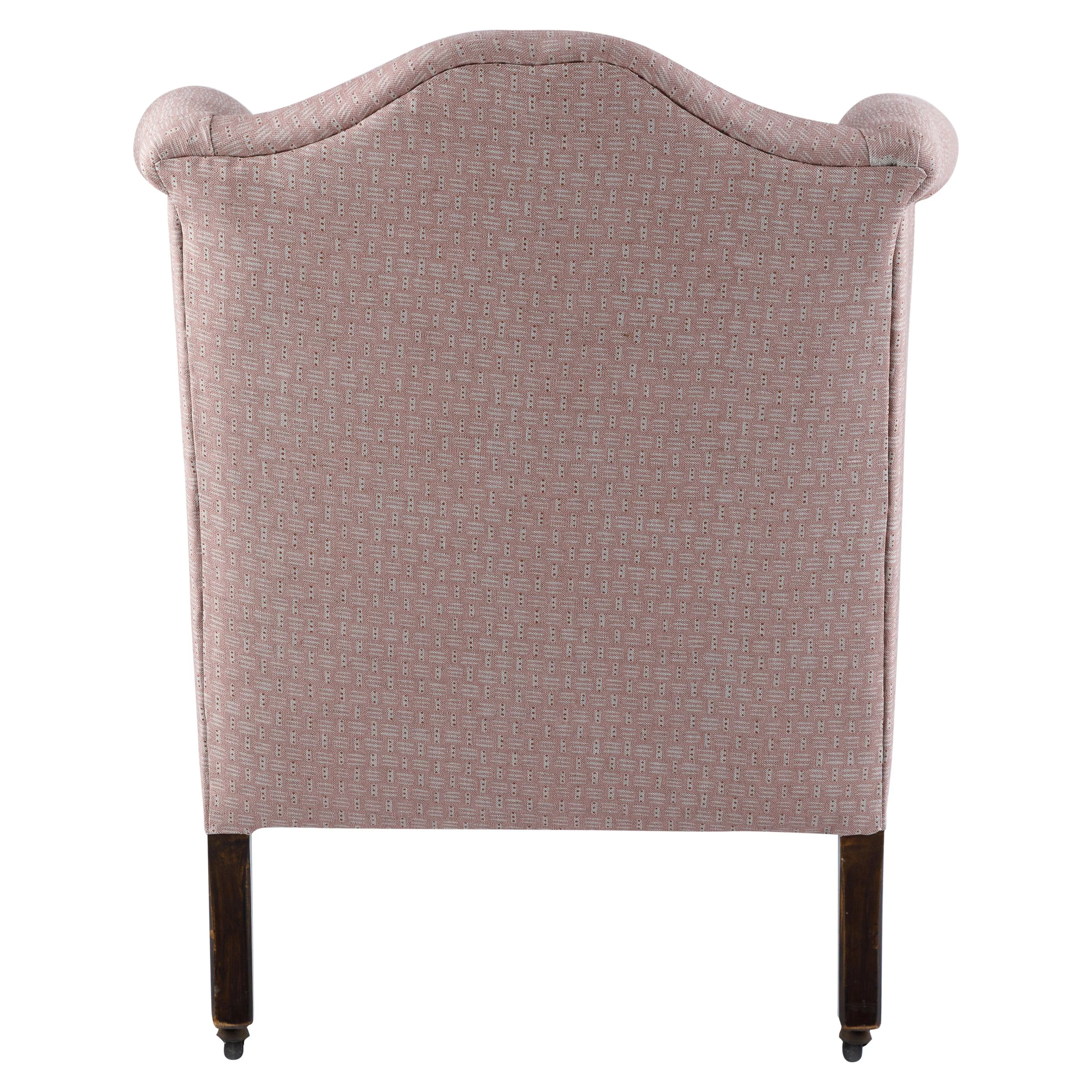 Beki Bright Ethel Pink Basket Armchair  back.jpg