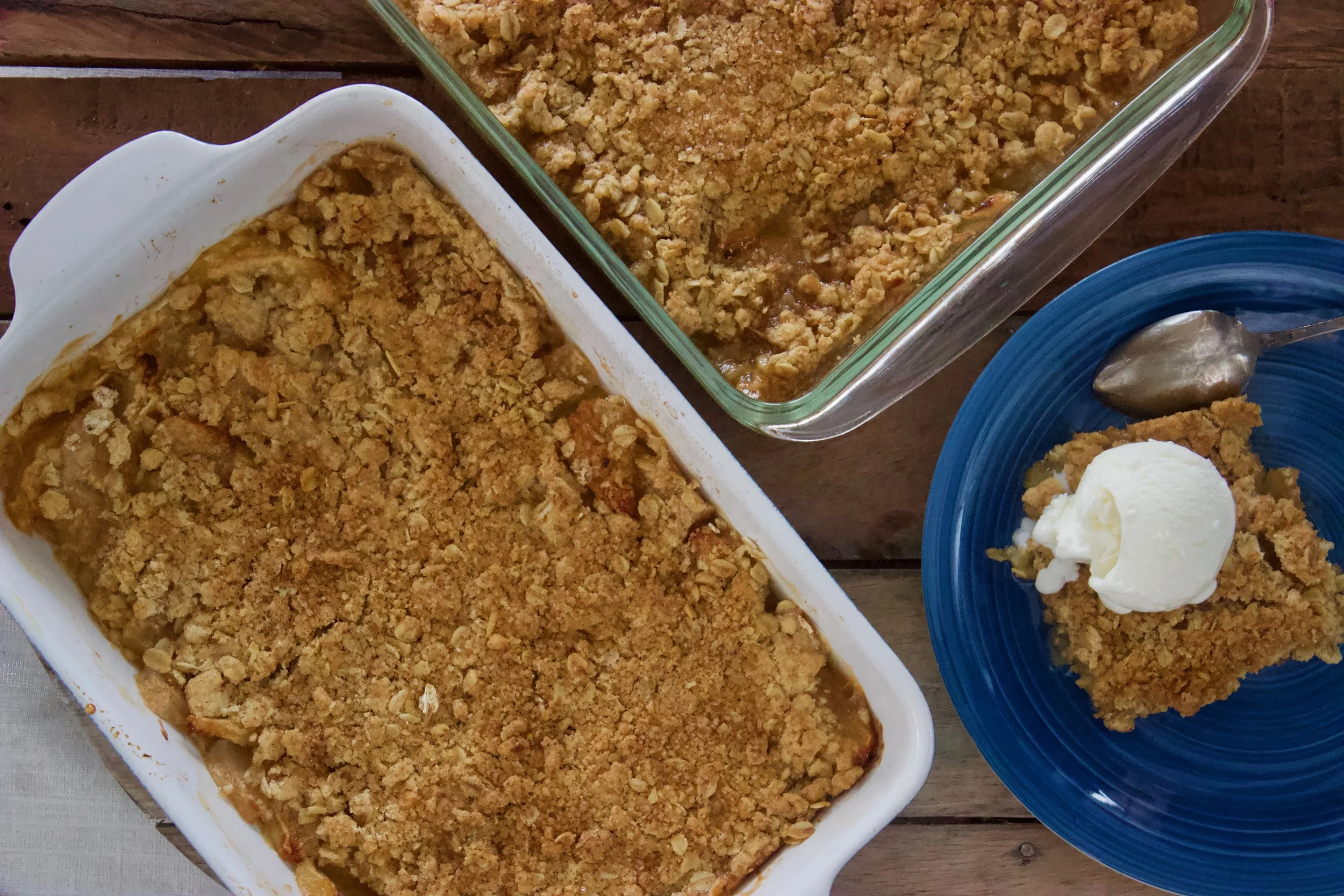 Apple crumble