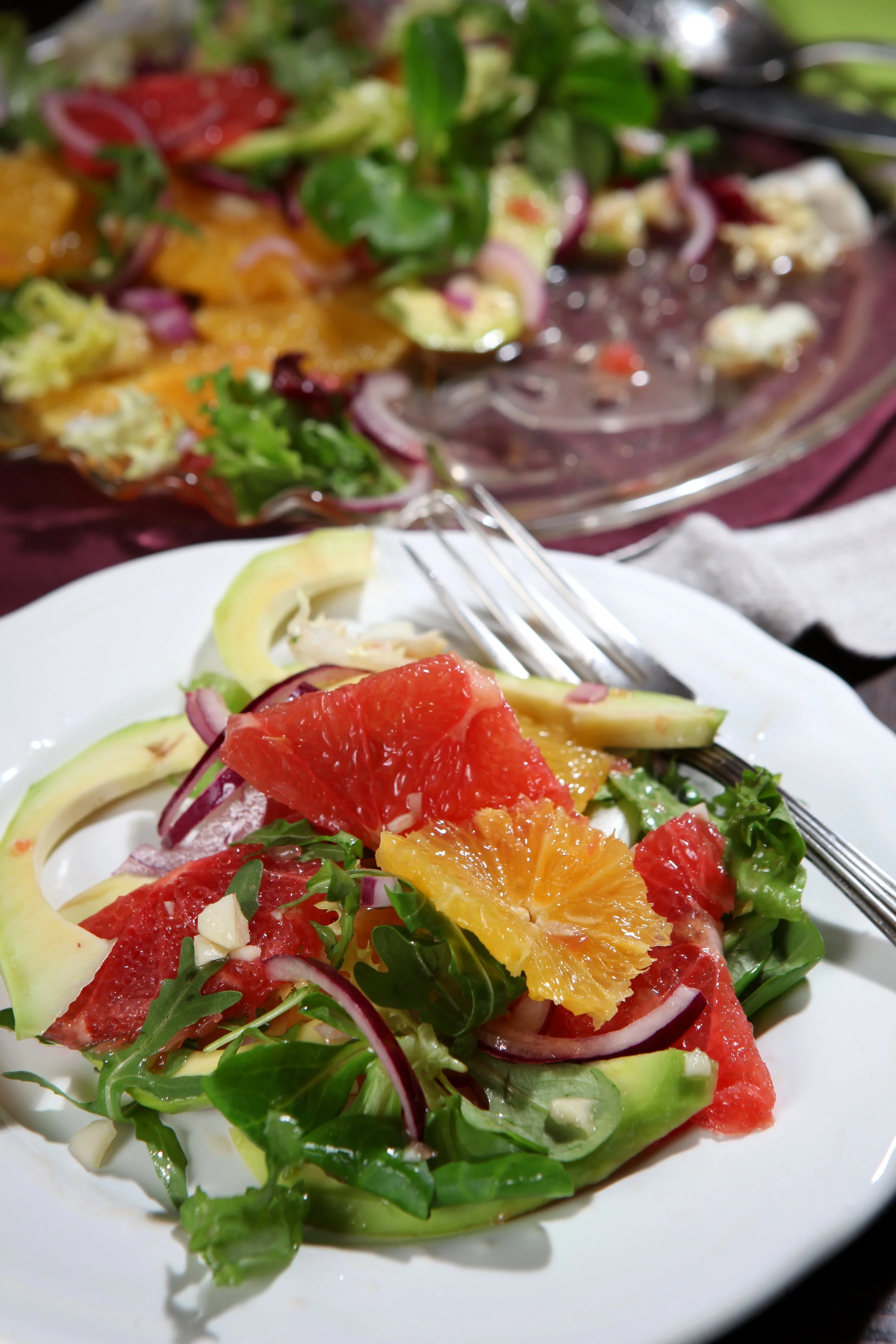 Citrus and avocado salad