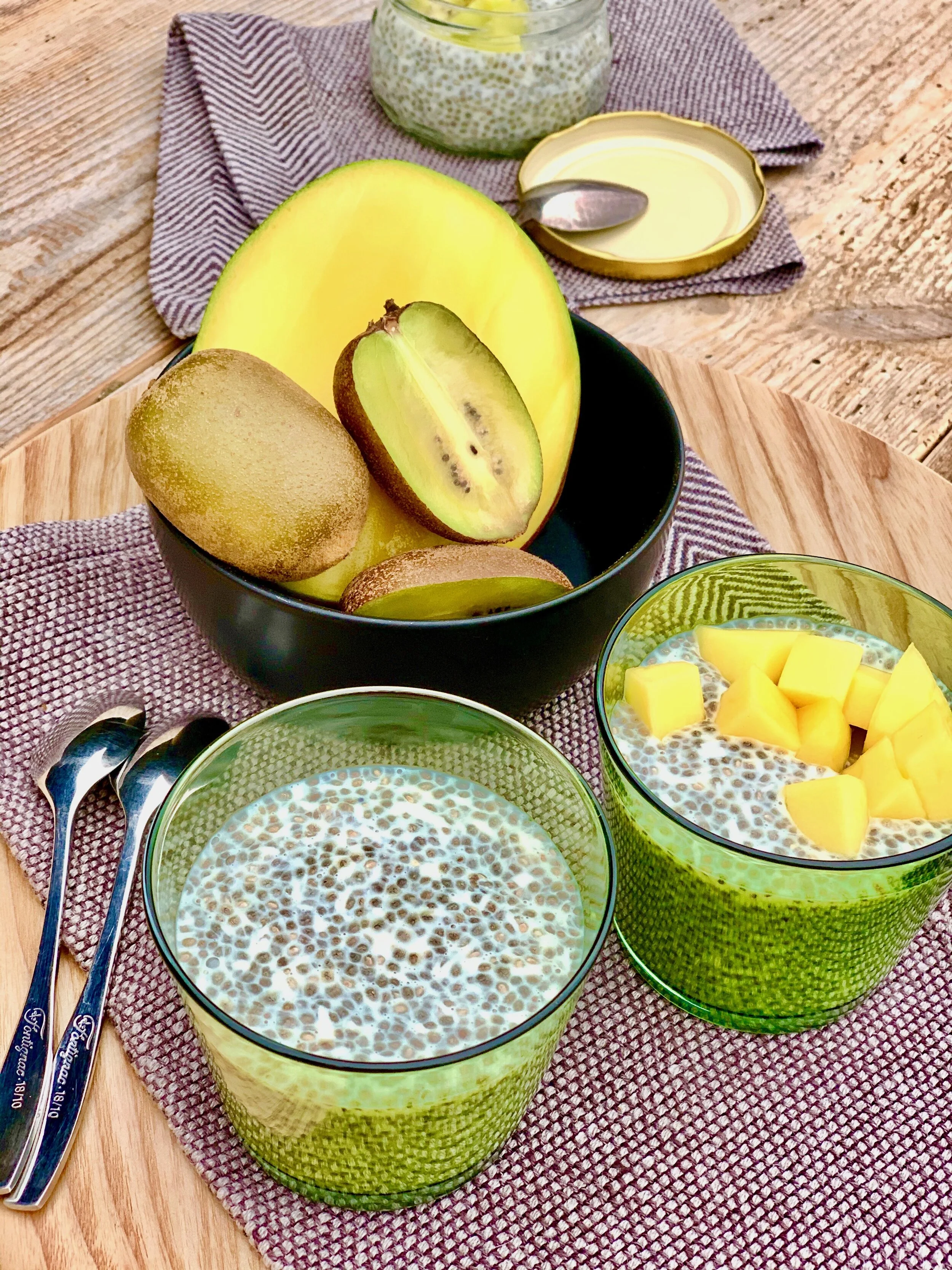 Čia sēklu pudiņš