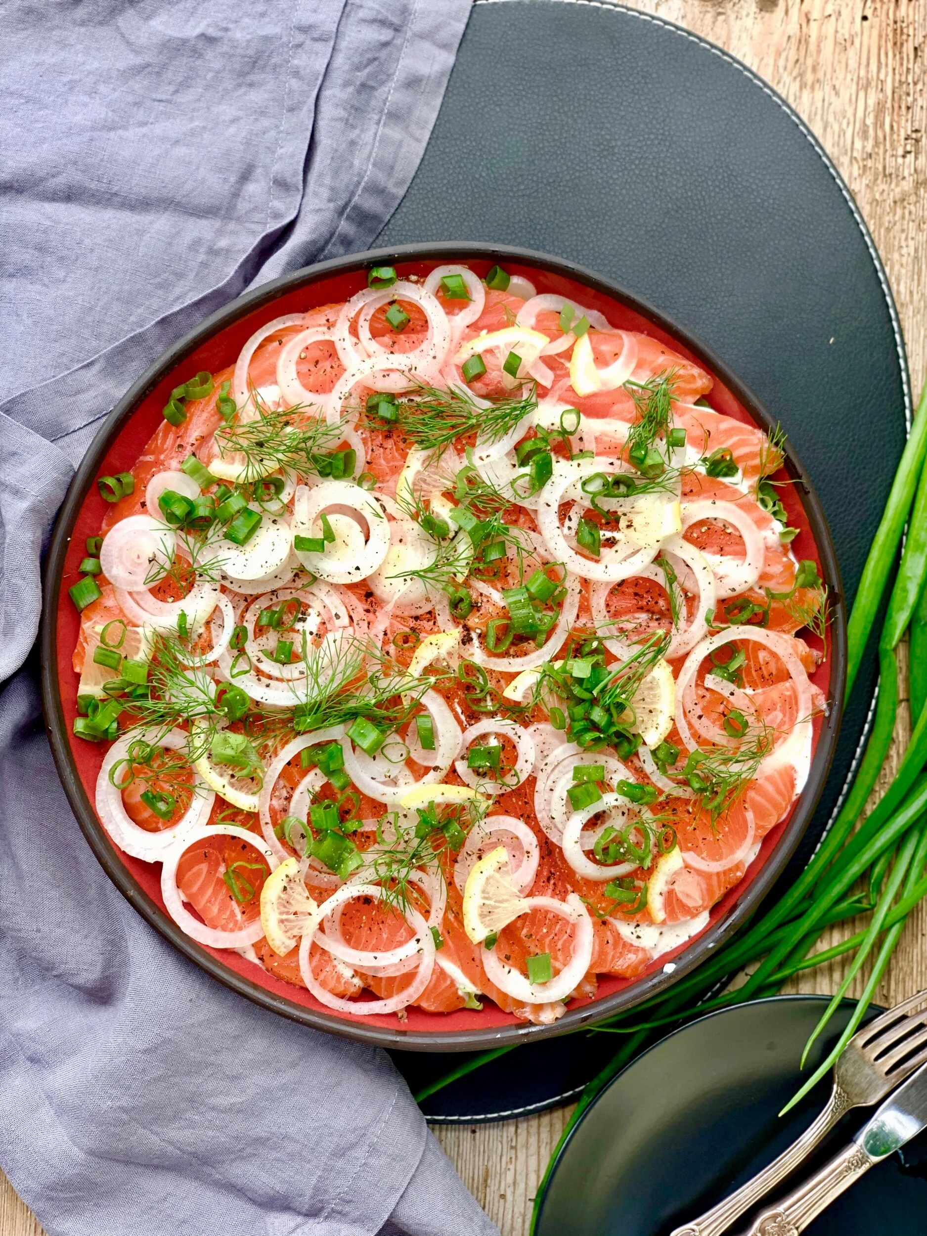 Svaiga laša salāti