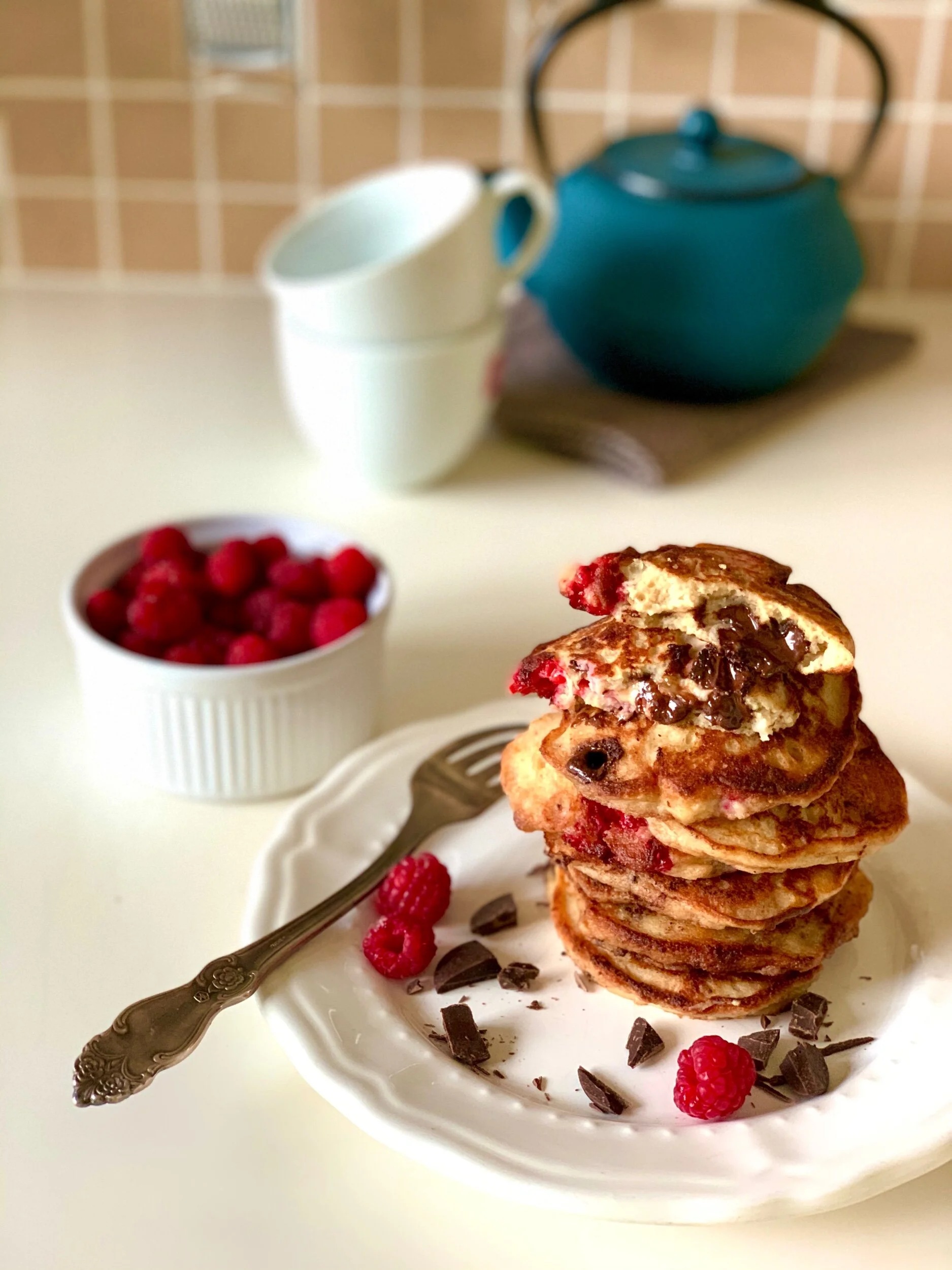 Banānu šokolādes pankūkas