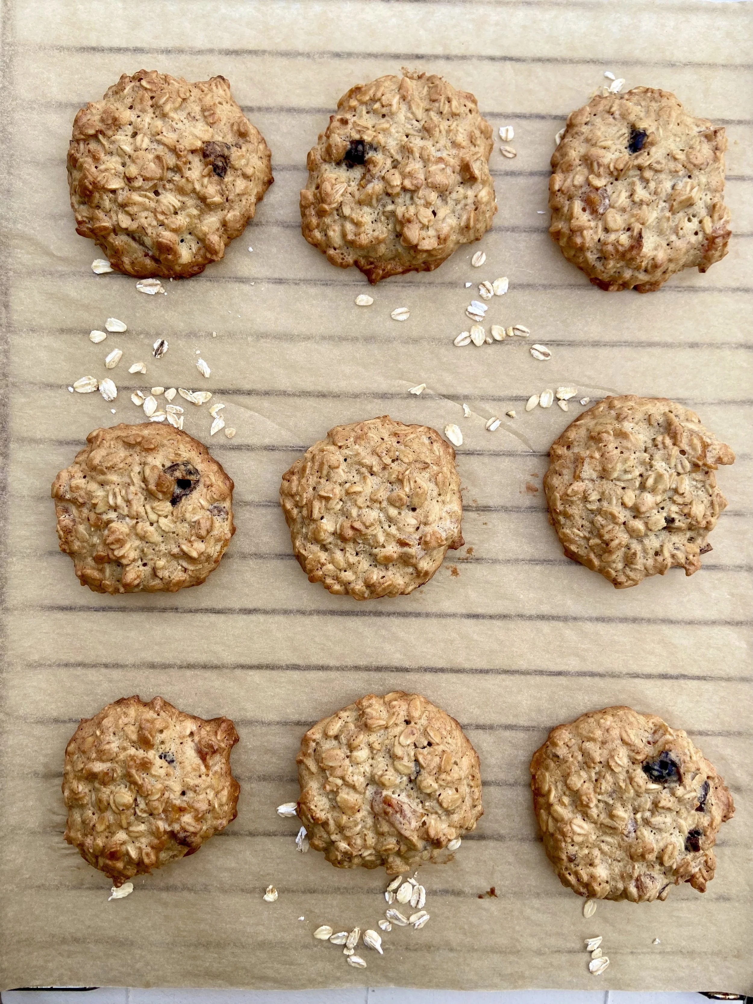 Klasiskie auzu pārslu cepumi