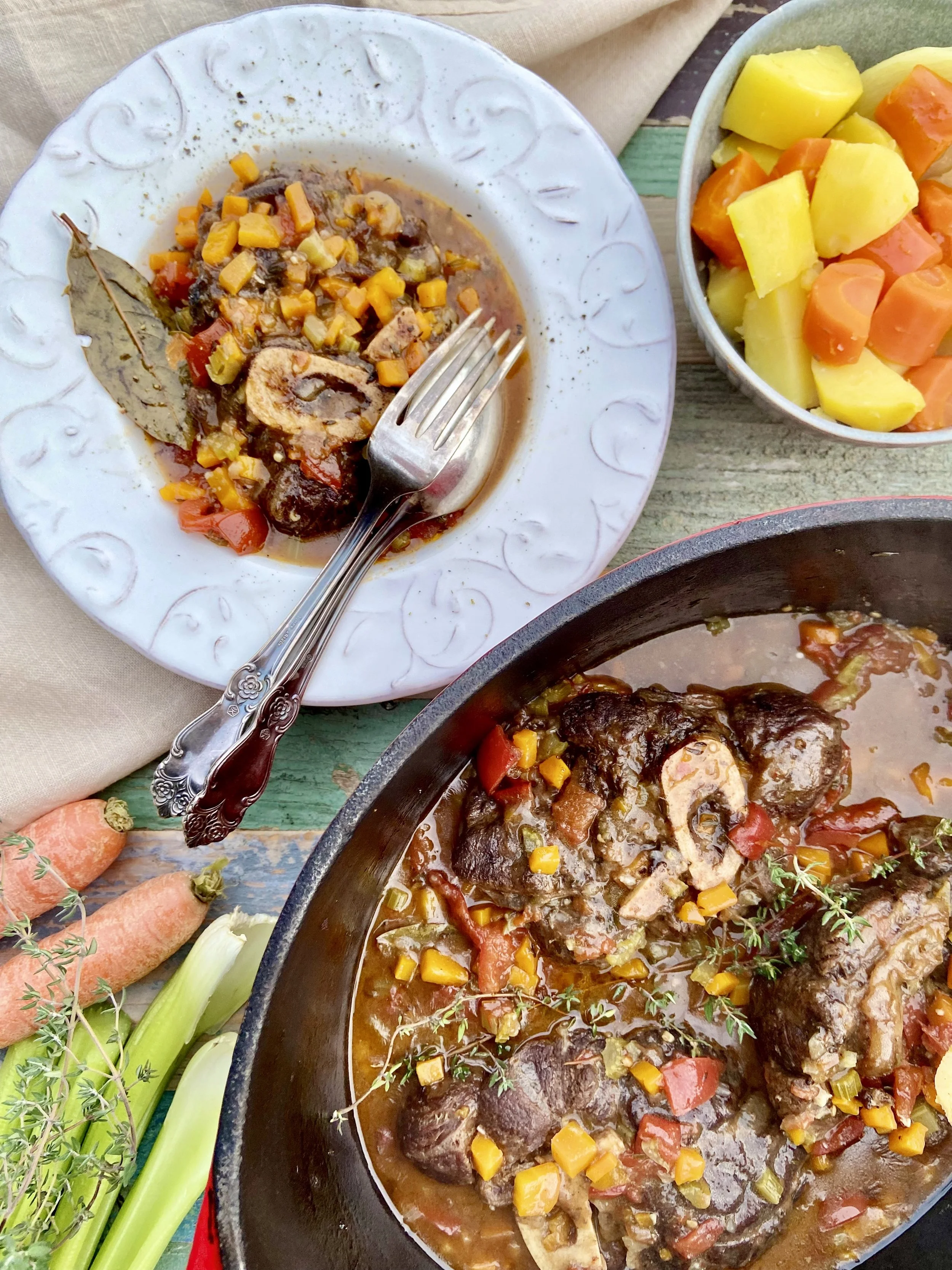 Osso buco ar citronu