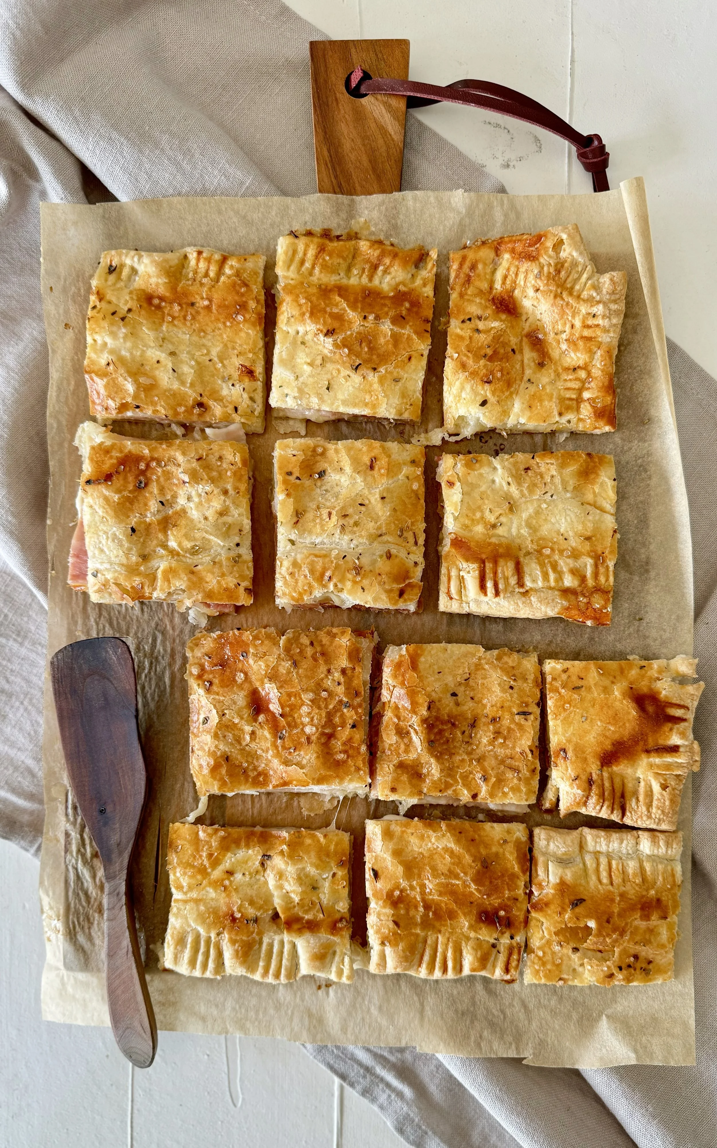 Šķiņķa un siera pīrāgs