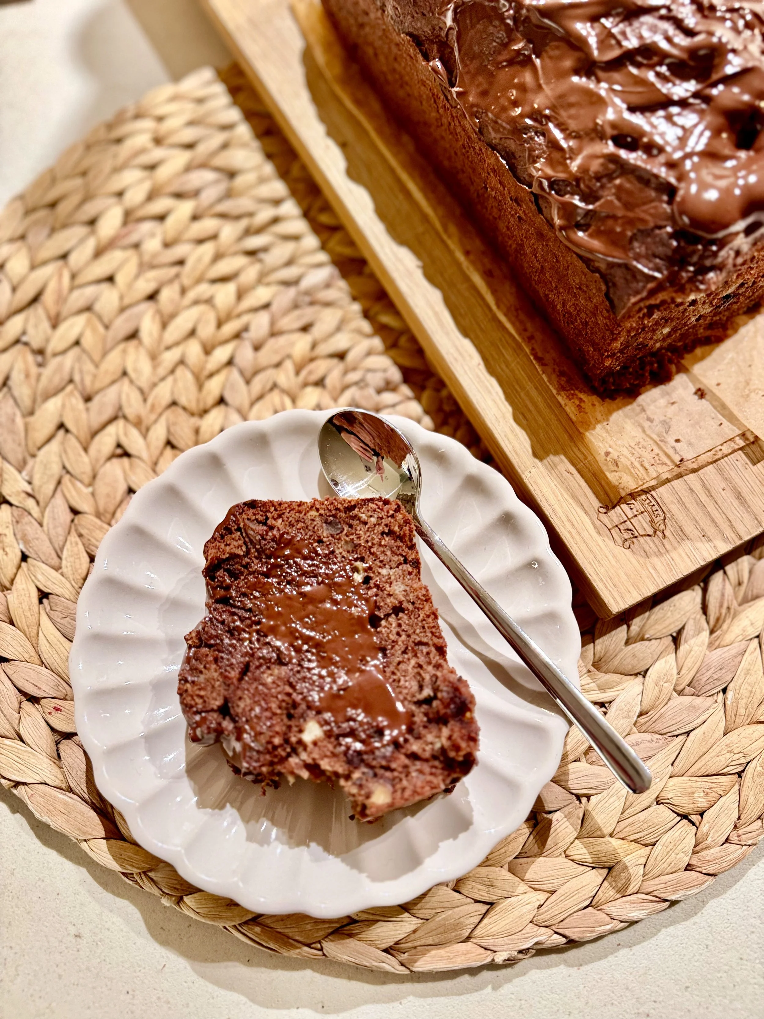 Šokolādes banānmaize