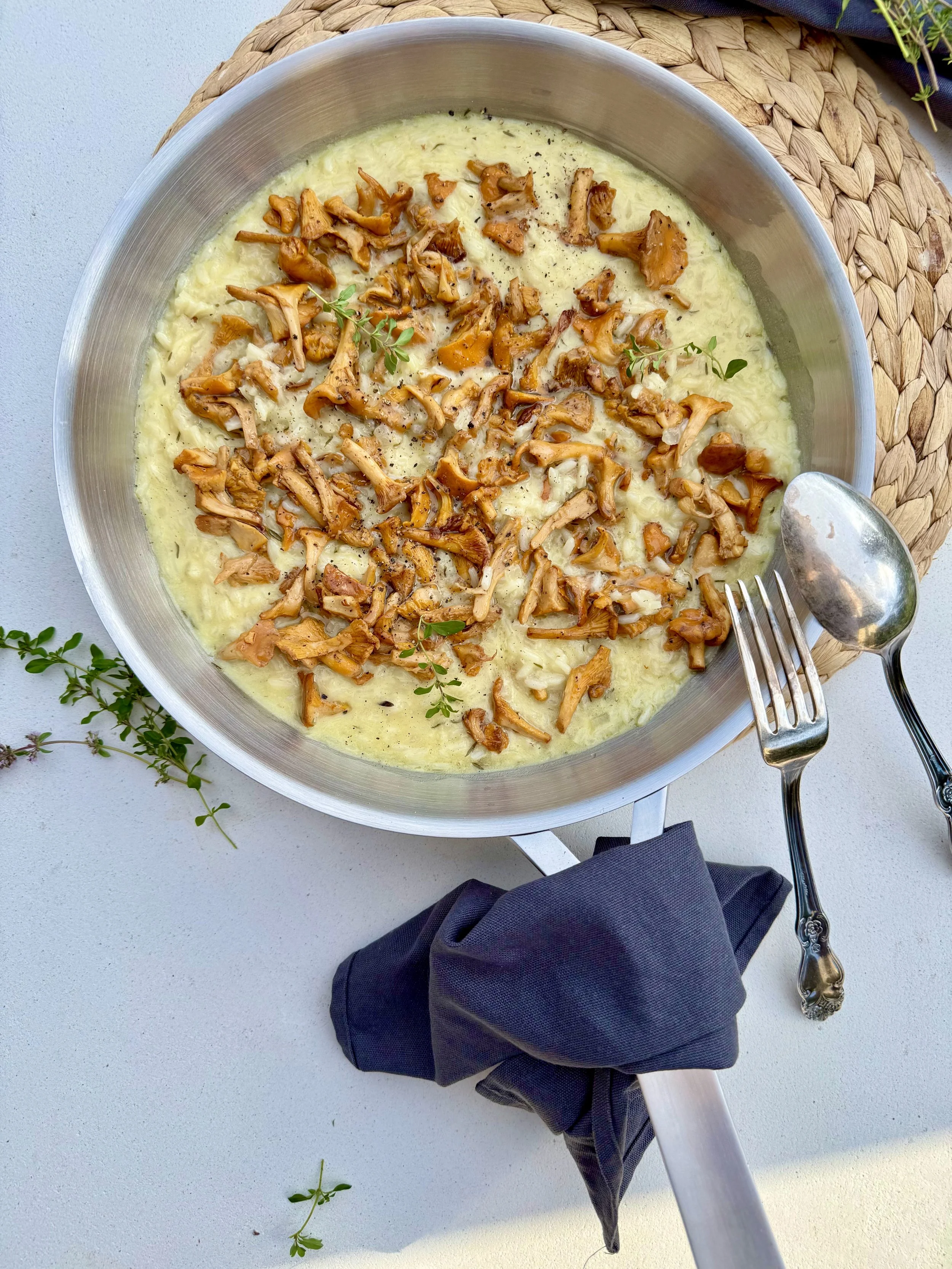 Risoto ar sēnēm