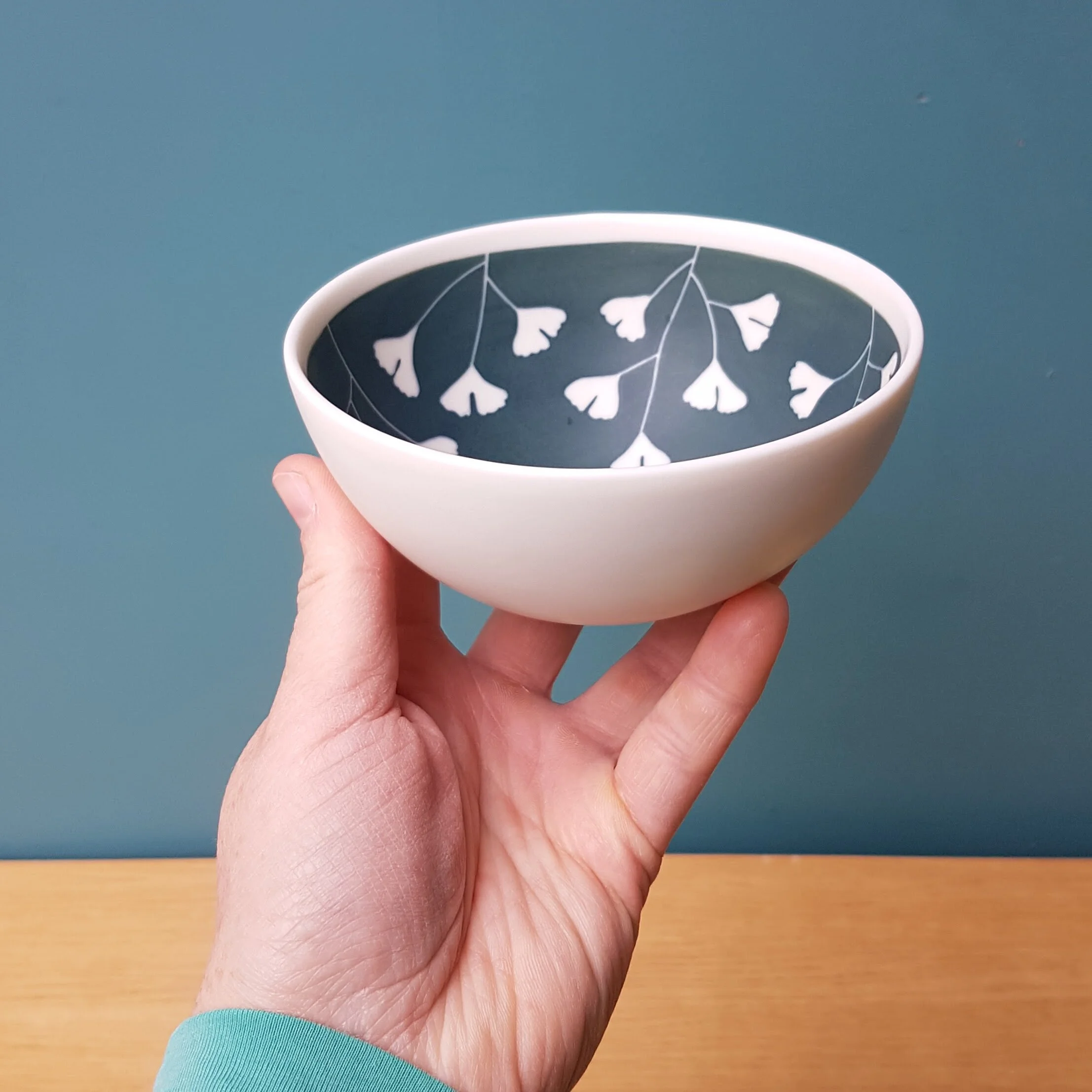 Petit bol porcelaine chat bleu vert095855.jpg