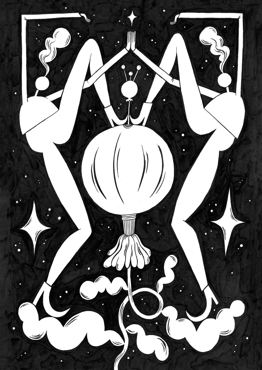 Floral Twins by Saga Bergebo