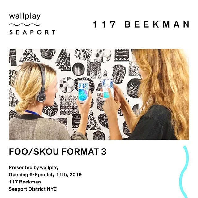 FOOSKOU show with @wallplaynetwork opening tomorrow 💥🥳