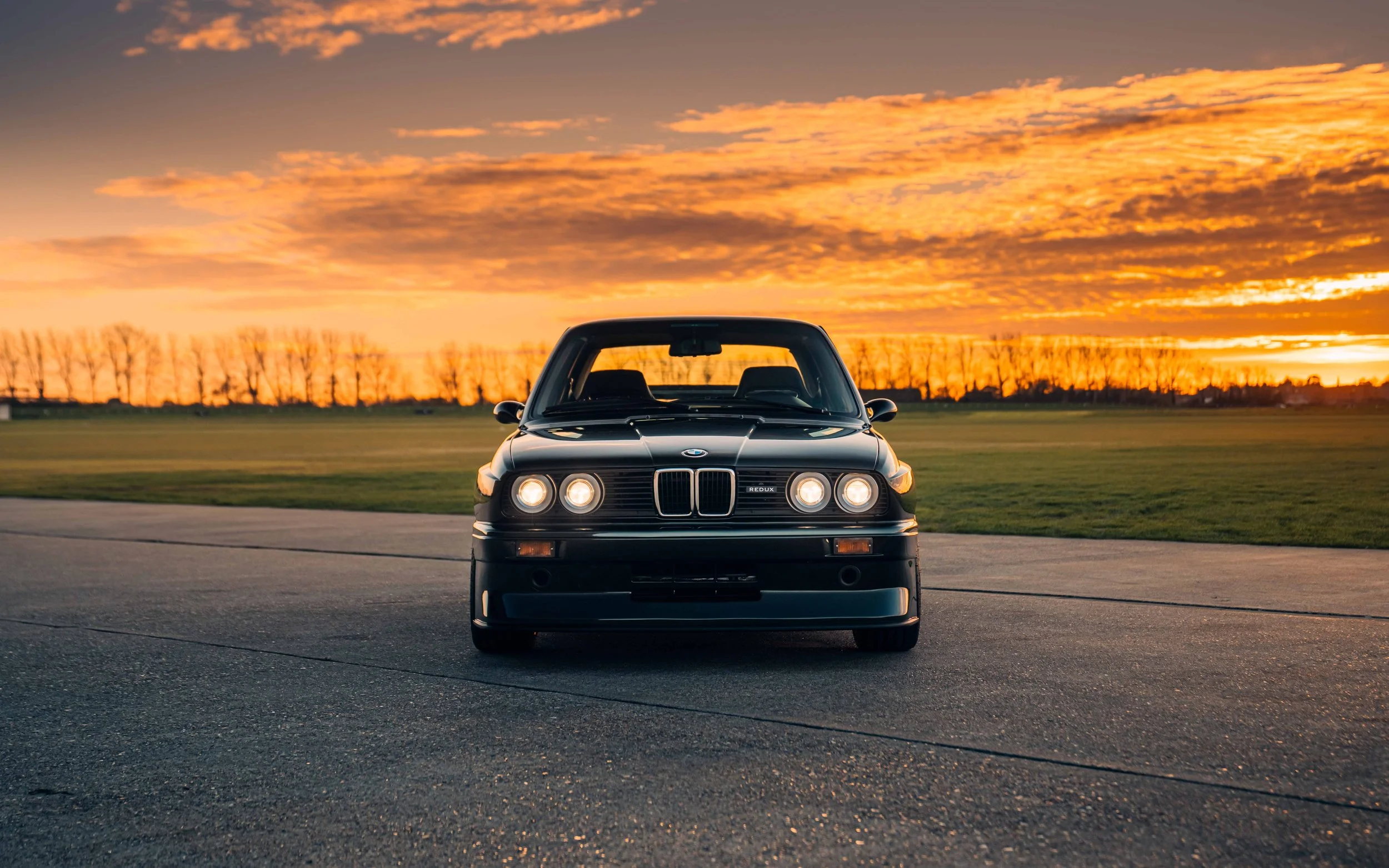 BMW e30 ксенон