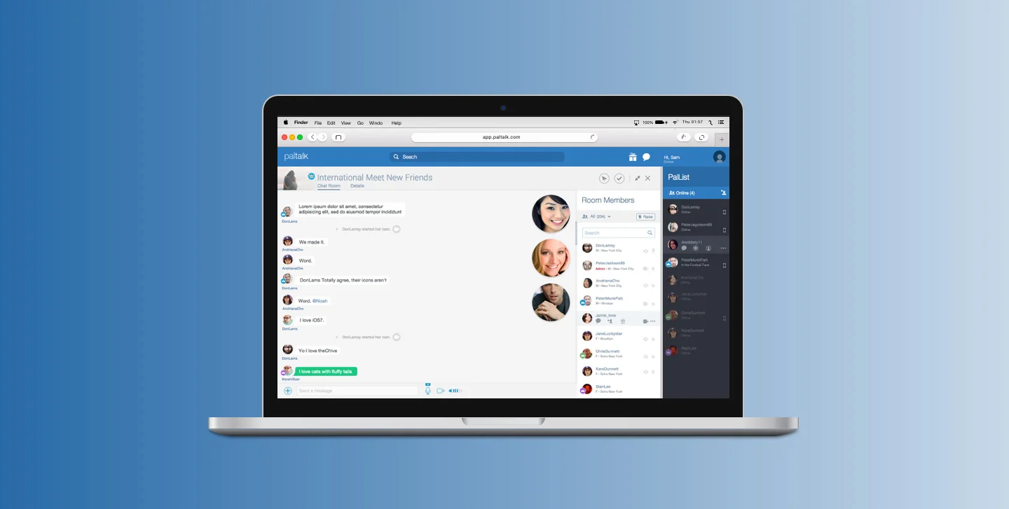 Paltalk Web App