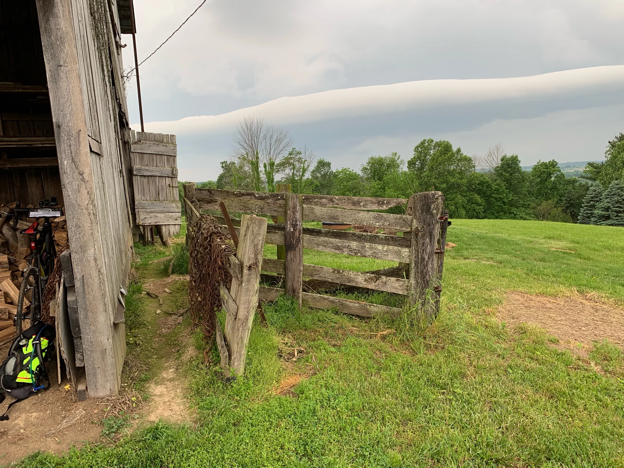 The storm front coming