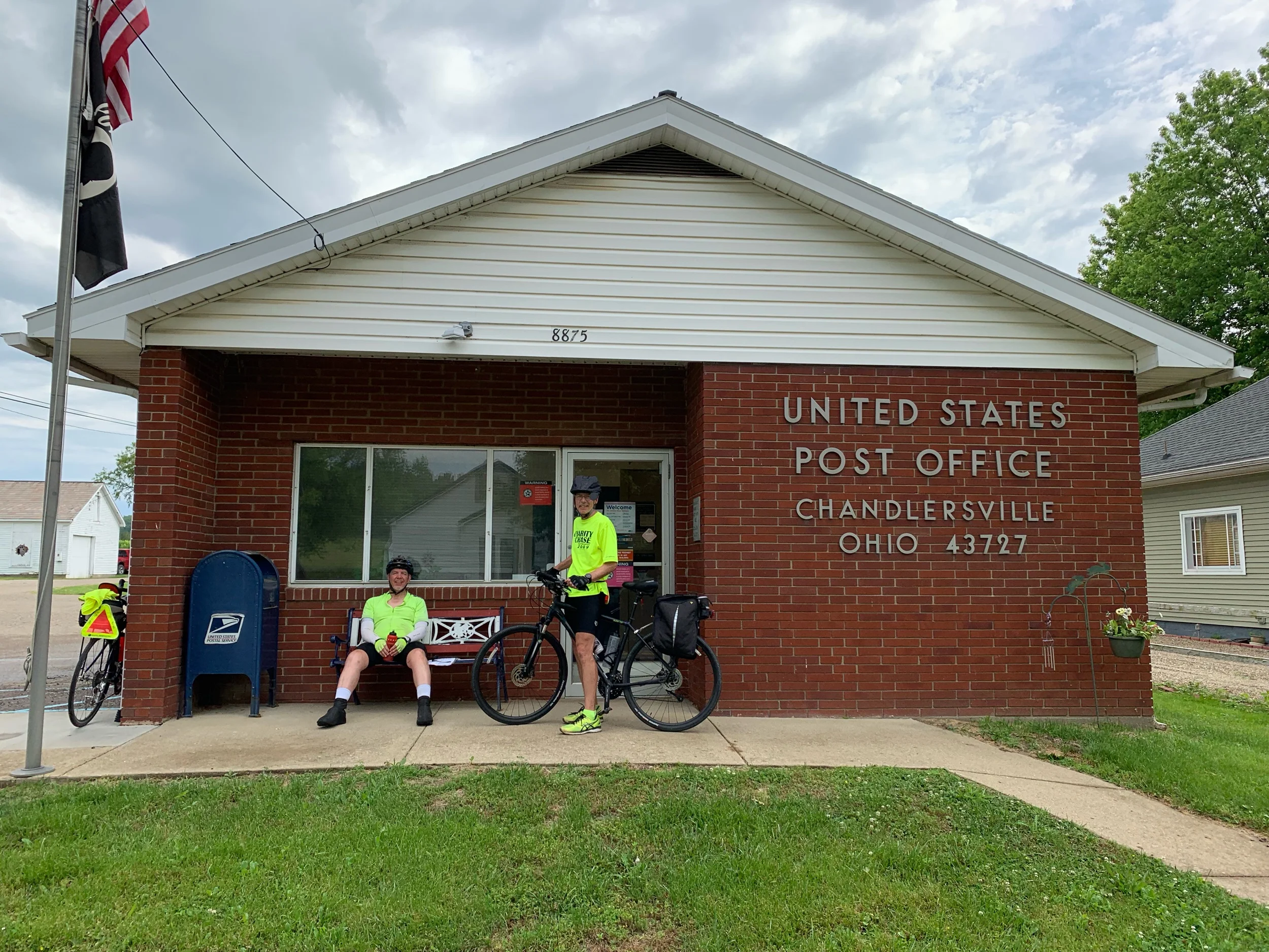 Steve and Bruce taking a break