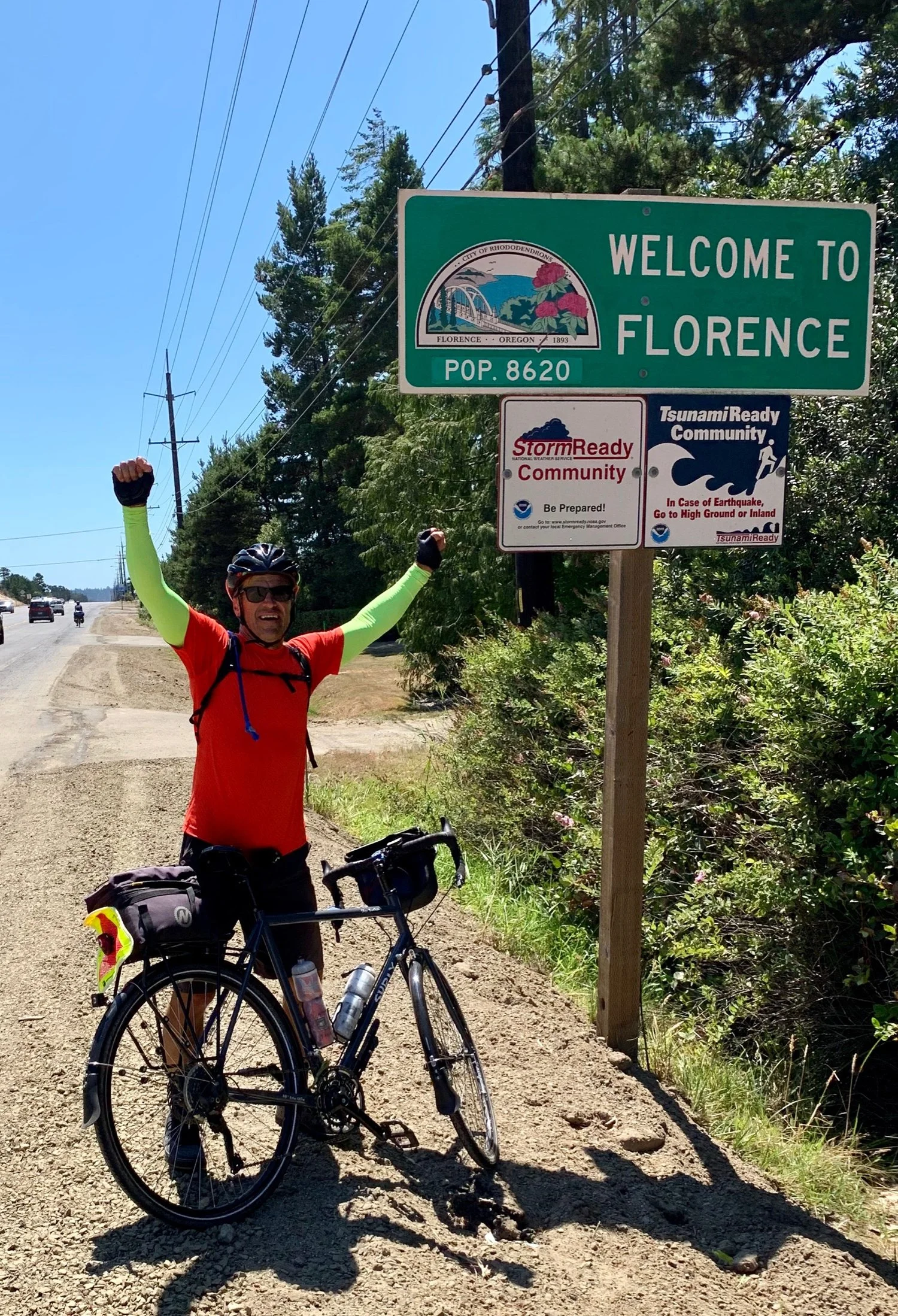 Day 77: Salmonberry Park, OR to Florence, OR (68.7 miles)