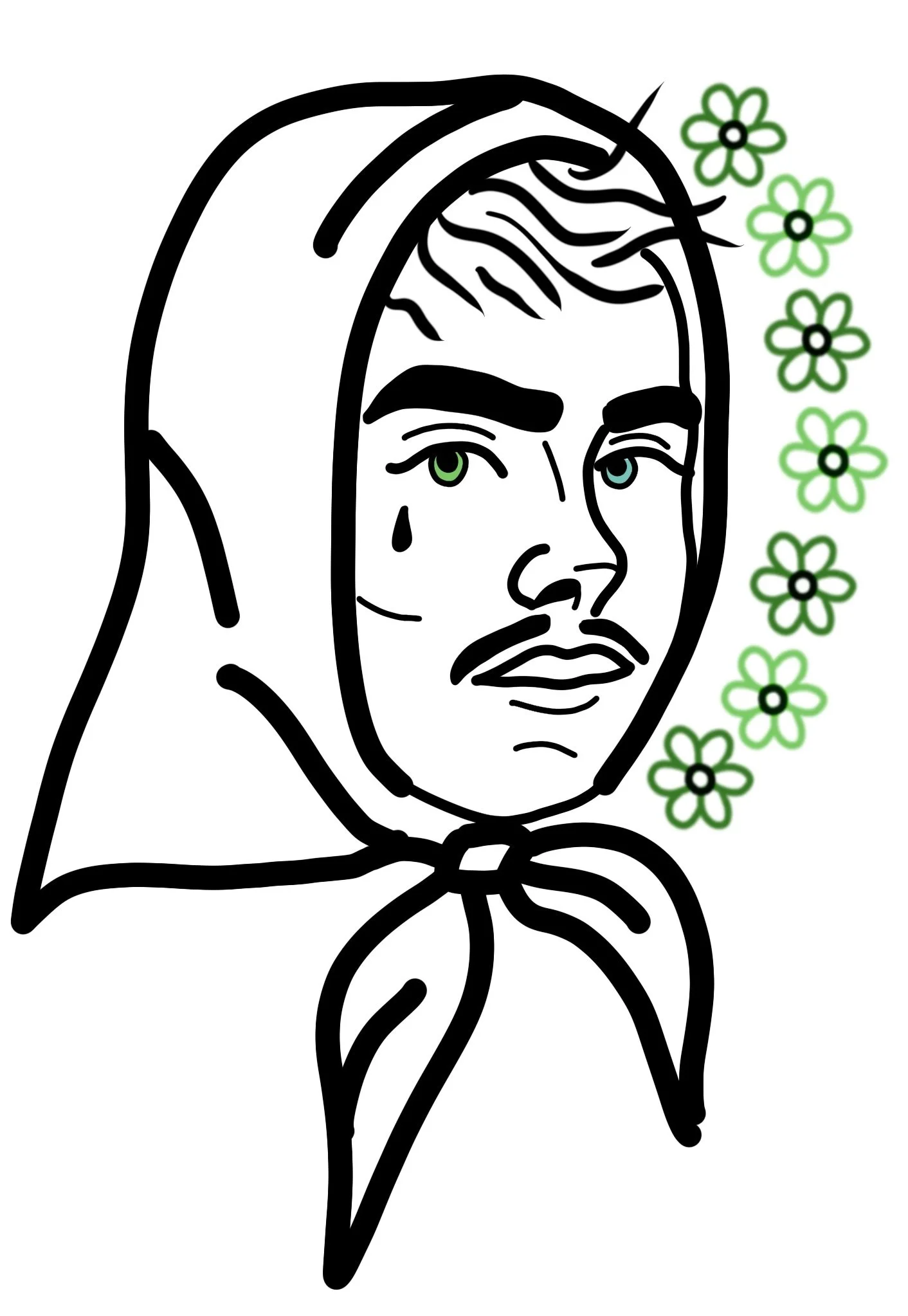 Boy_Foulard_Fleurs_Vert.JPEG
