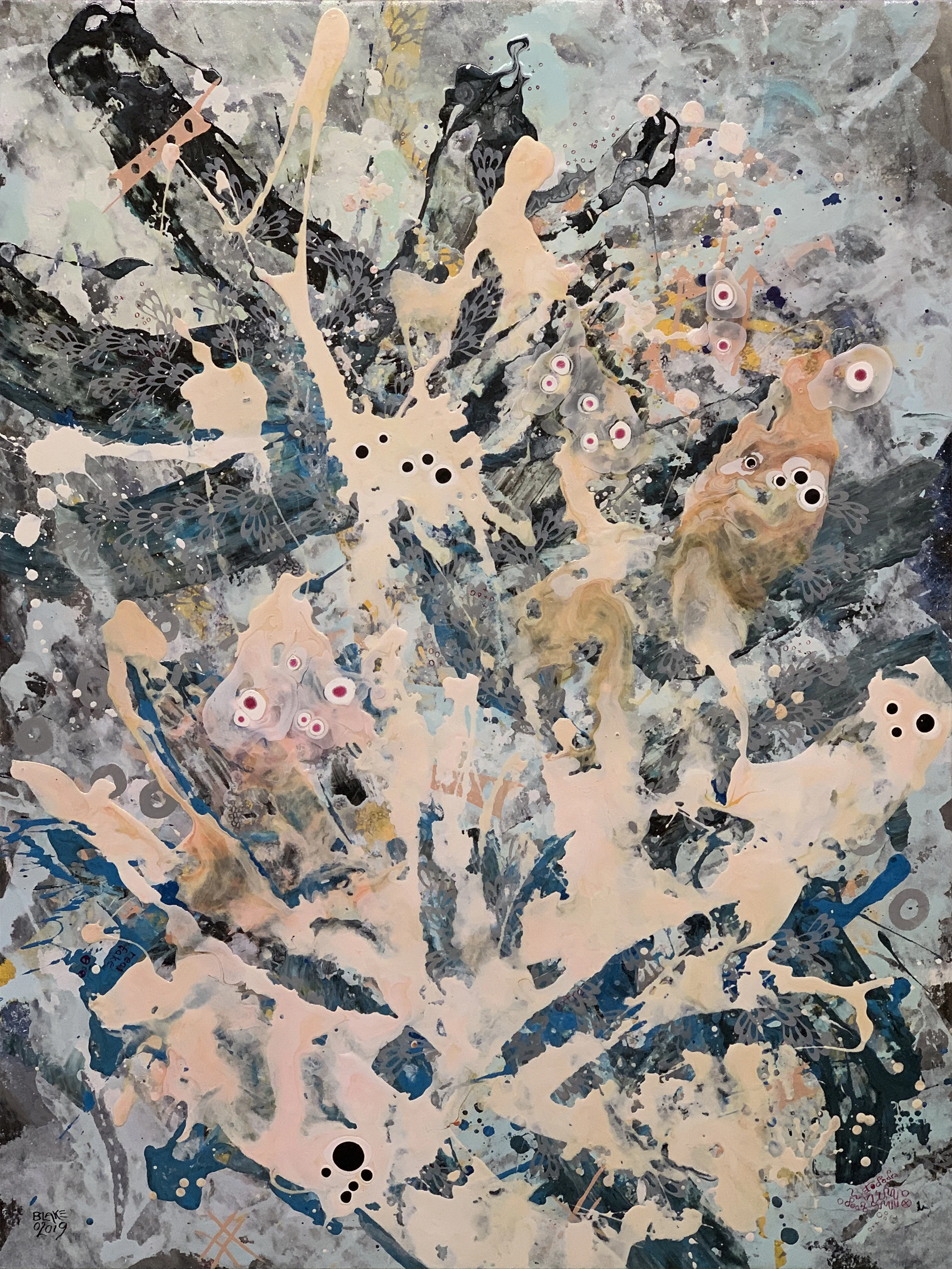 Abstractions Reception at Gallery Z