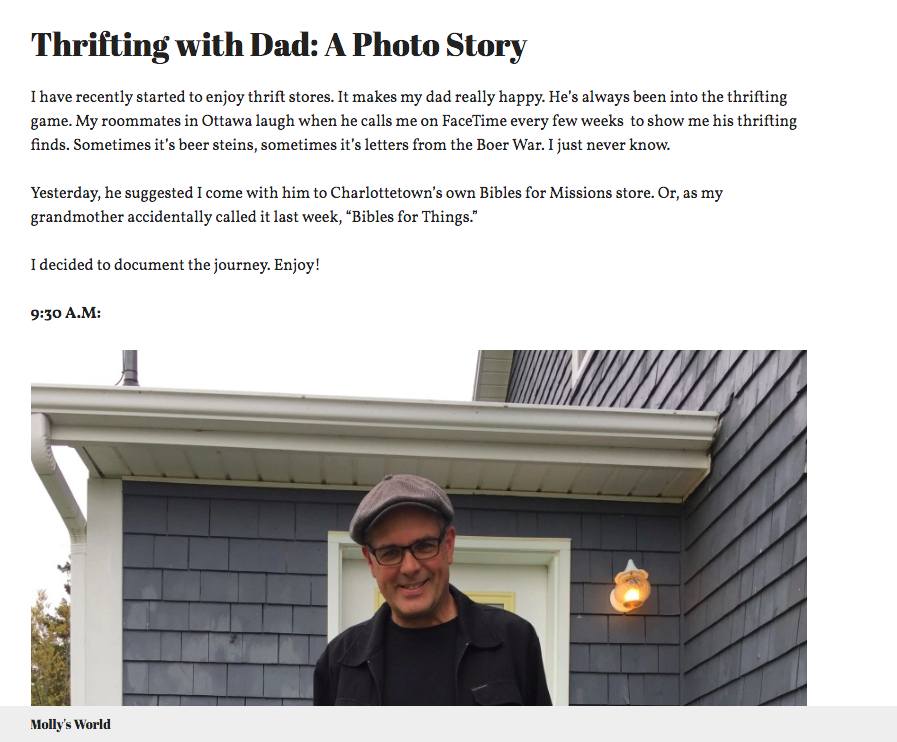 Throwback- Molly's World #1 