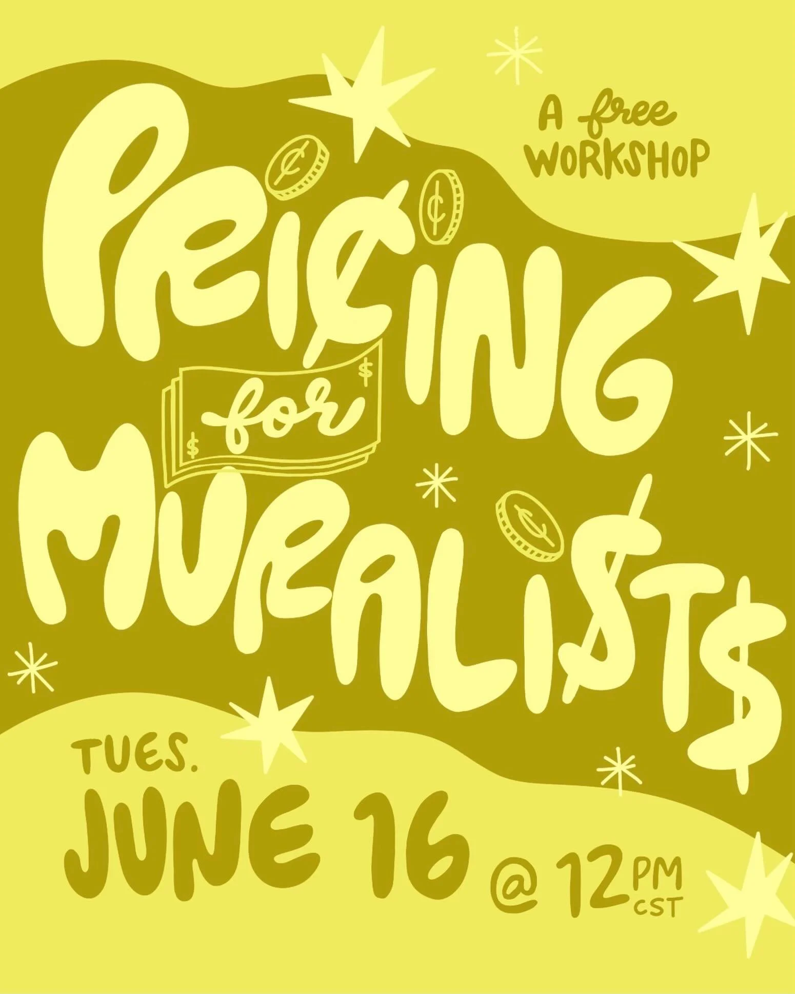 We&rsquo;re back again:) This time, to talk about PRICING MURALS!

Pricing as an artist can feel arbitrary. What things need to be considered? How do you &ldquo;quantify&rdquo; things like time, experience, materials, etc?  Then, figuring the number 