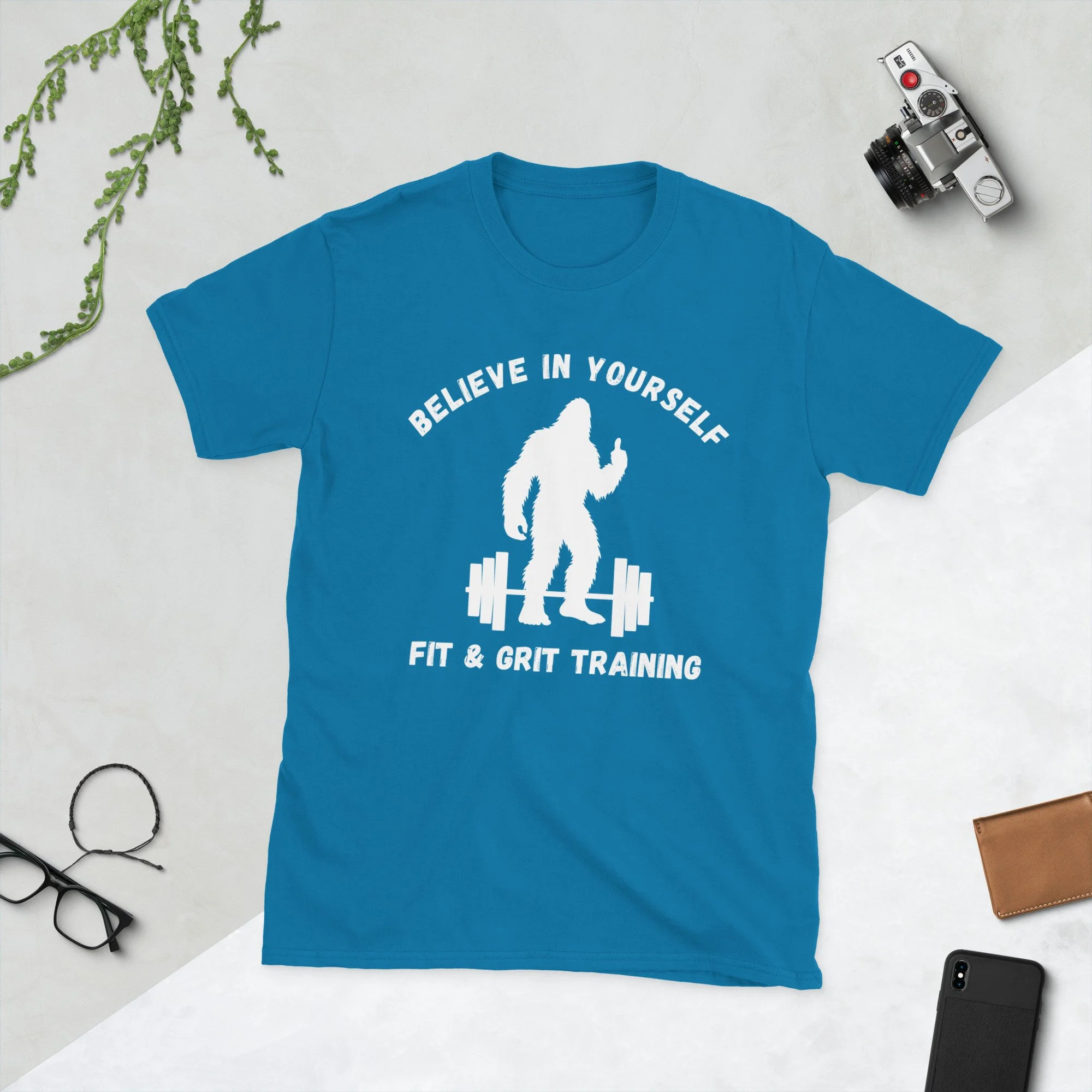 Short-Sleeve Unisex Bigfoot Workout T-Shirt