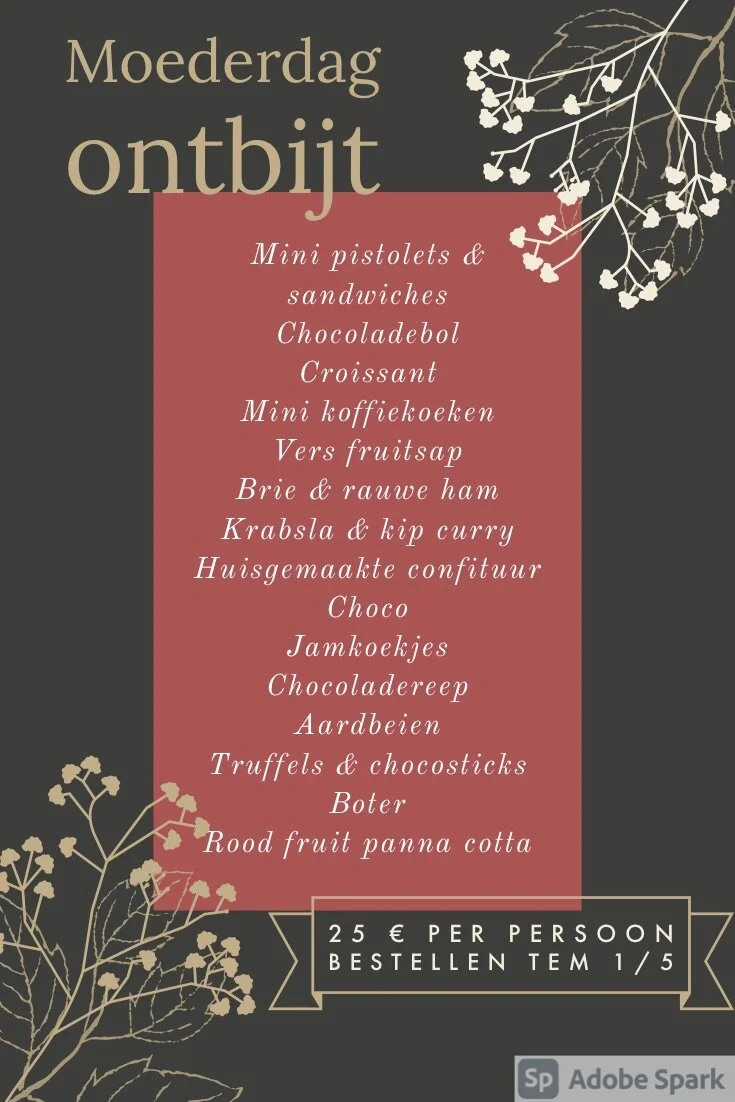 Nieuwsbrief 29 april: Bestel je Moederdagontbijt