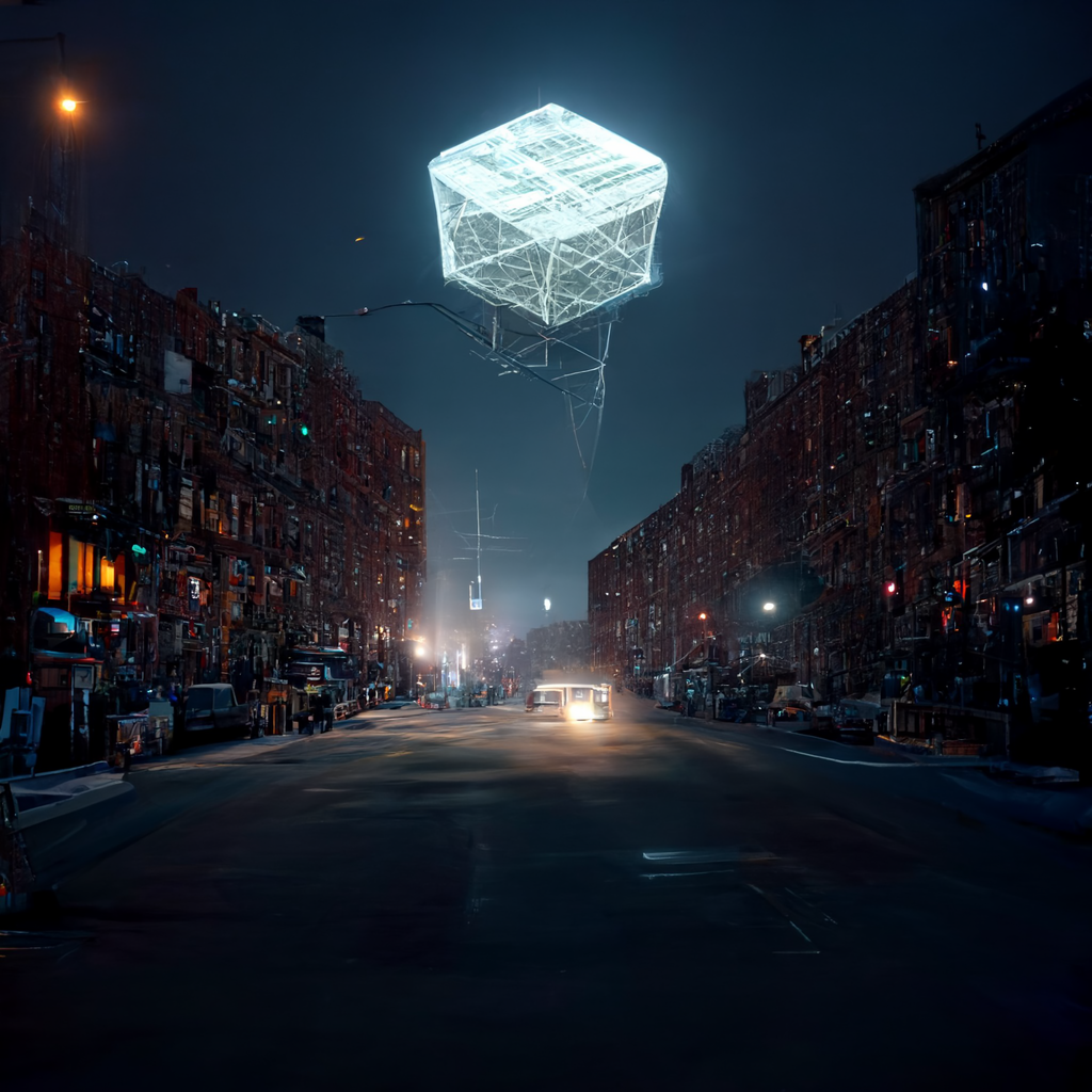 e17c6456-673a-4378-aeba-915e2ded45c2_EllieMakes_wireframe_of_a_giant_glowing_squished_cube_hovering_above_a_Brooklyn_street_at_midnight_by_Edward_ho.png