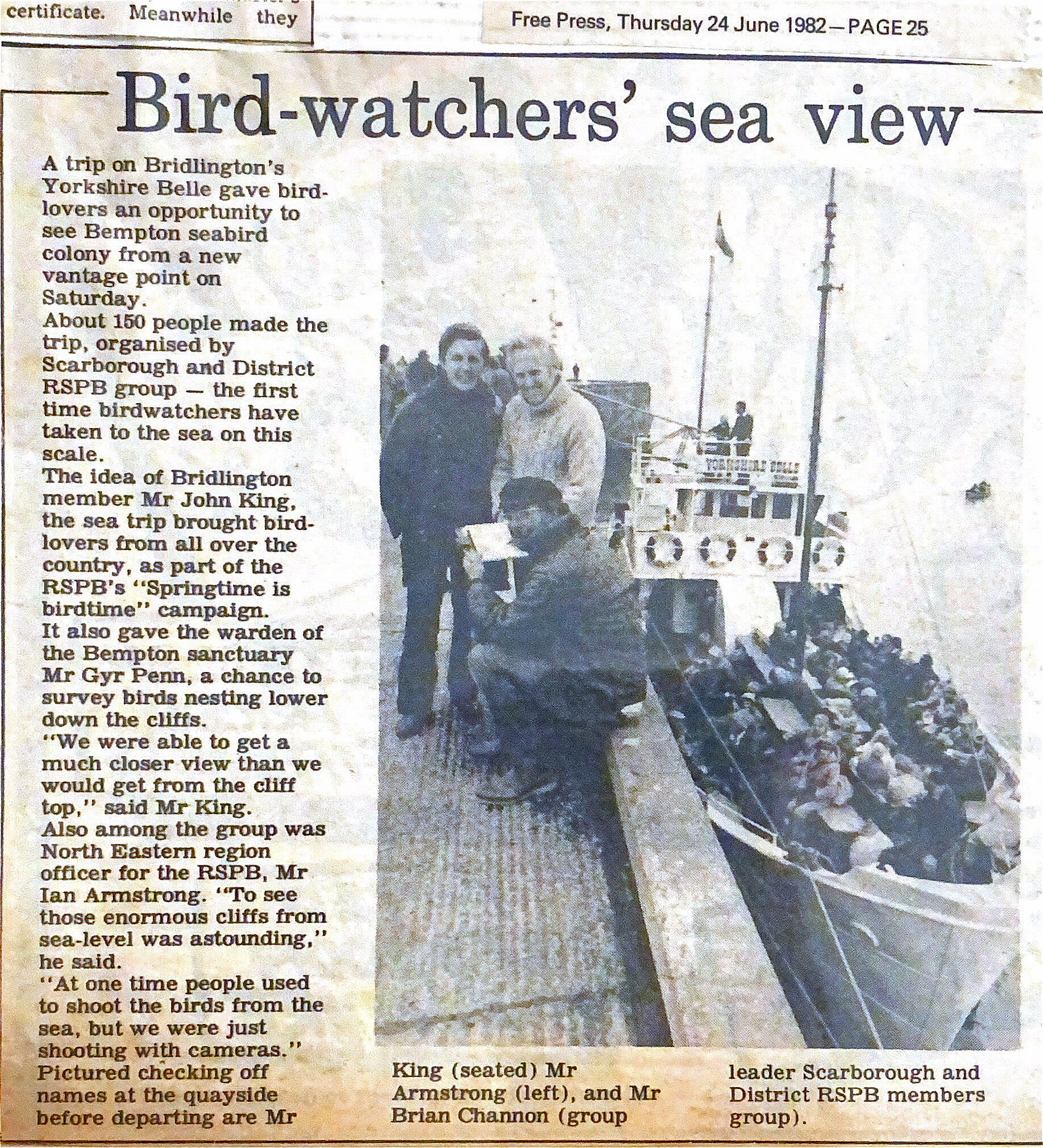 Bird-watchers' sea view - newspaper clipping.jpg