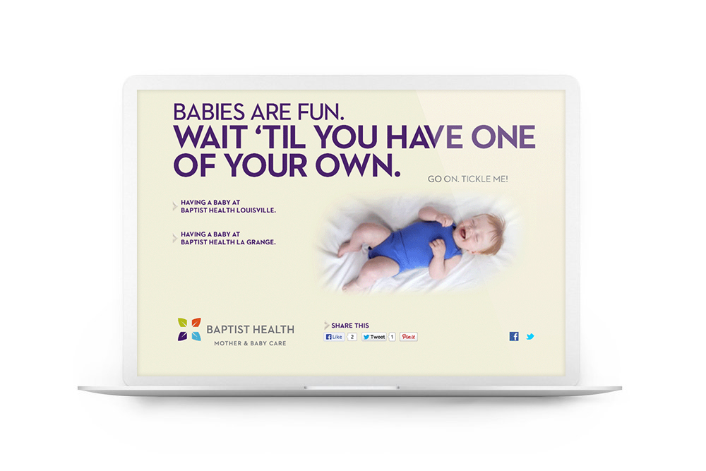 landing page