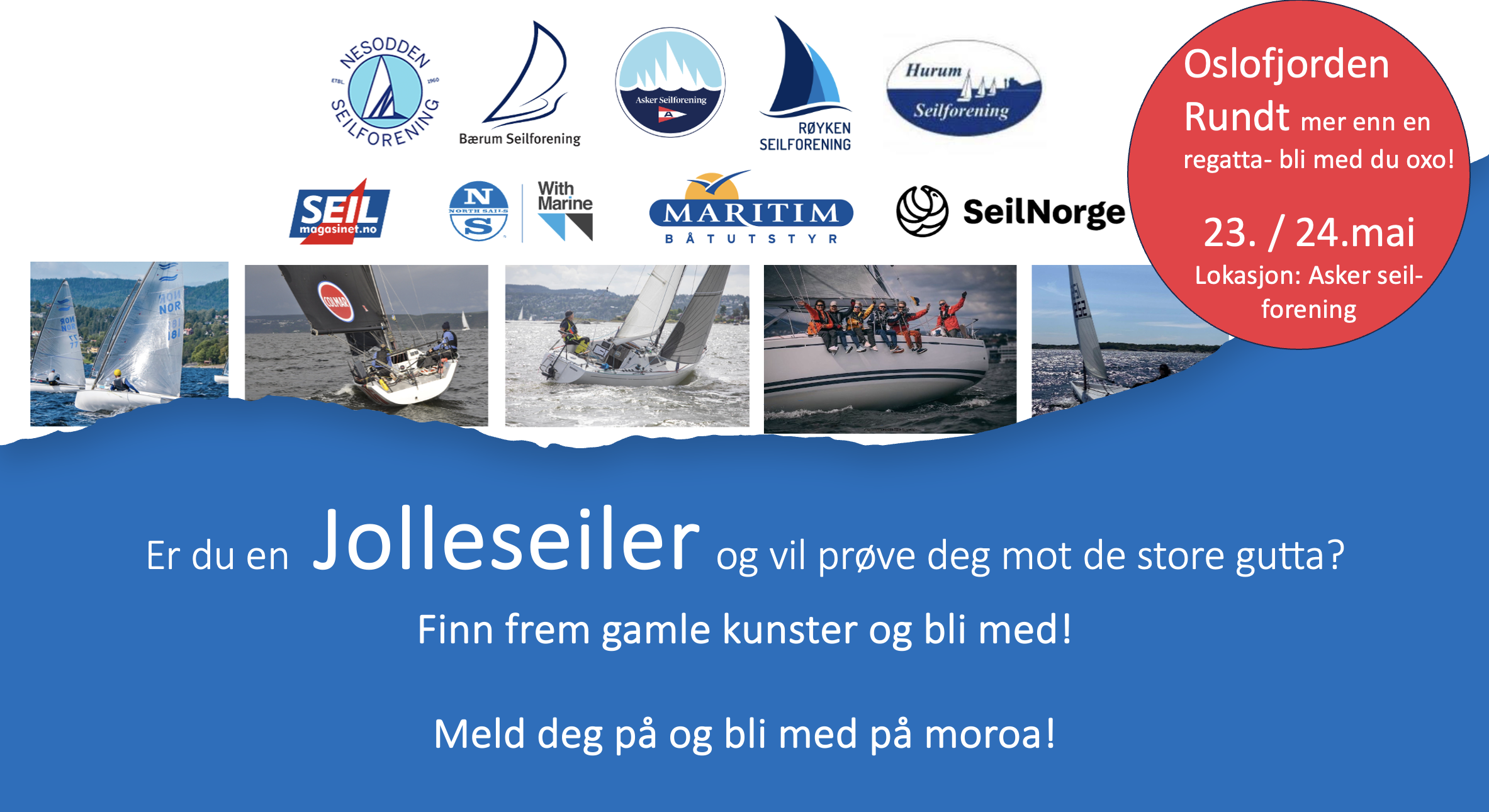 Er du en  Jolleseiler og vil prøve deg mot de store gutta?
